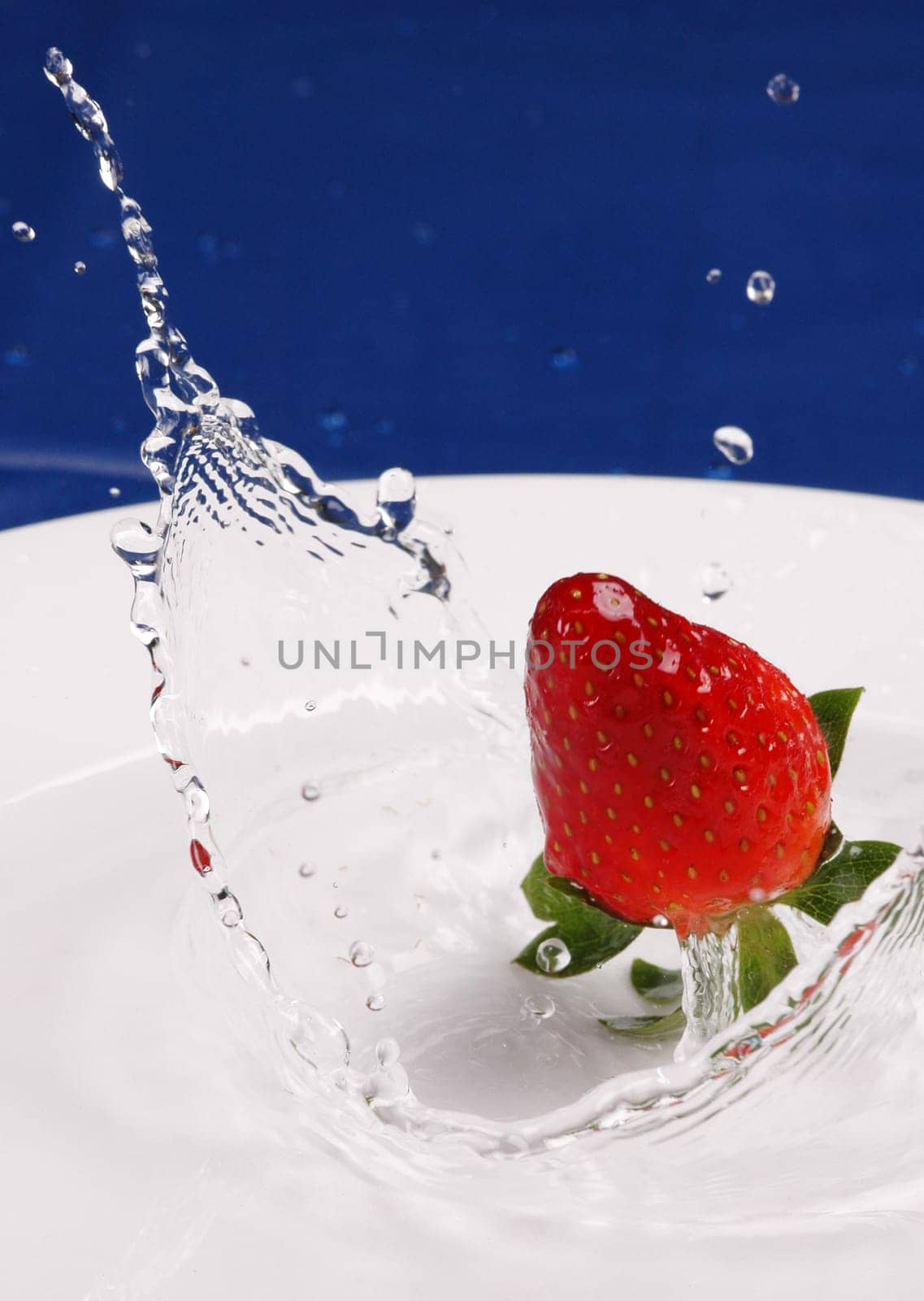 Single strawberry
