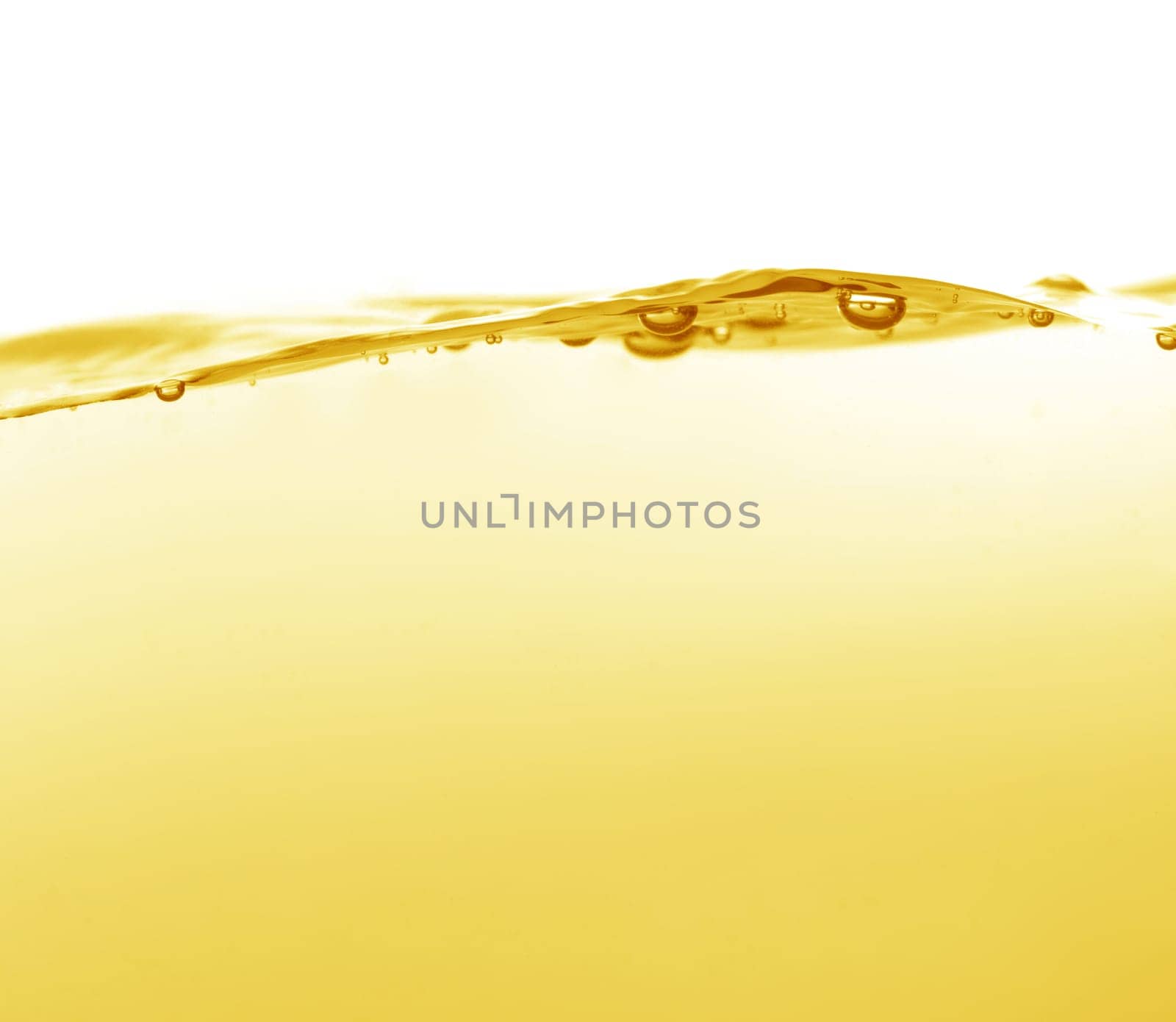 wave of pure golden beer in yellow tones