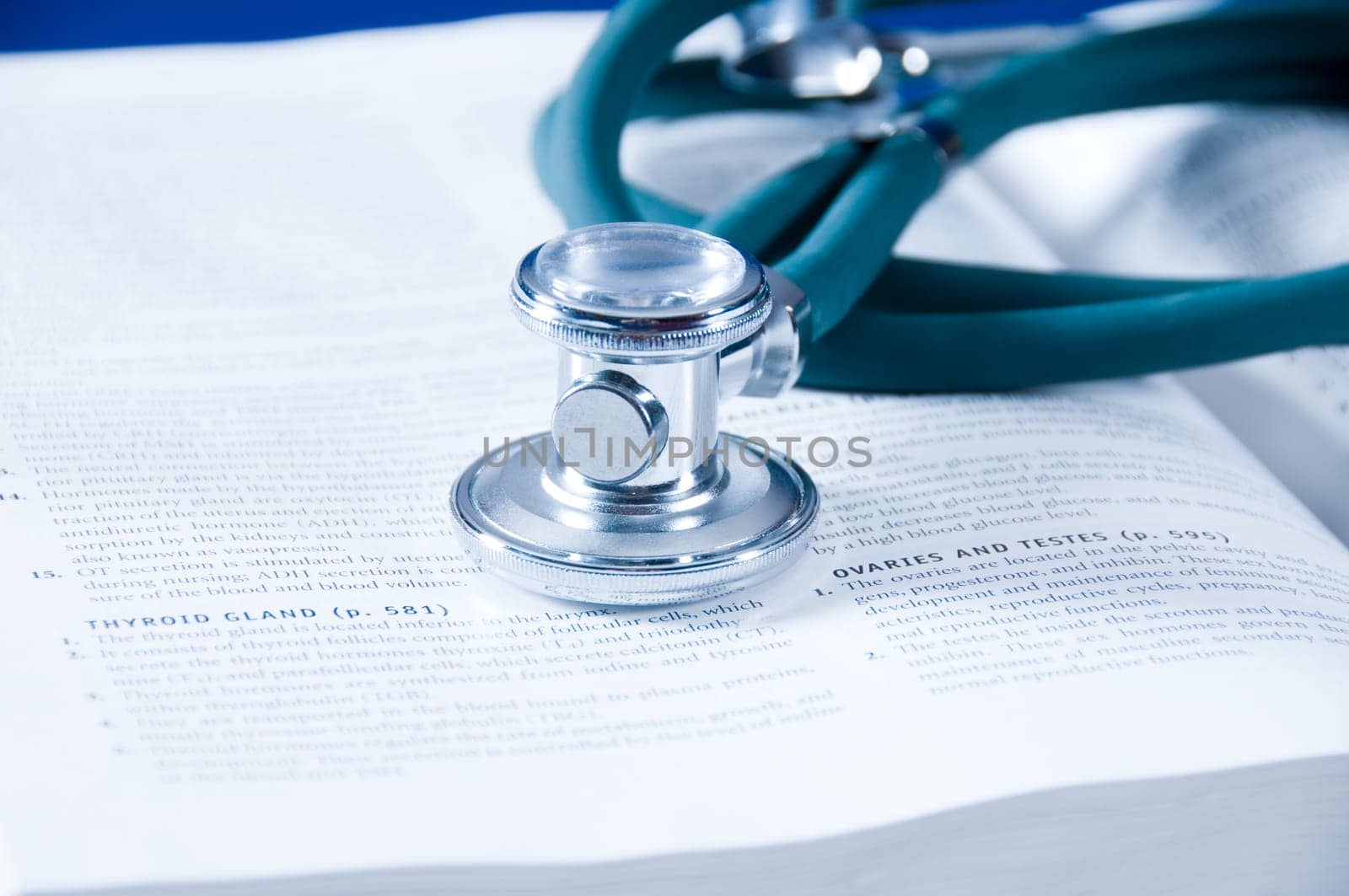 health care concept with a medical book