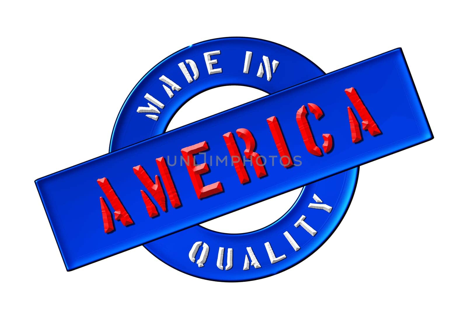 Made in America - Quality seal for your website, web, presentation
