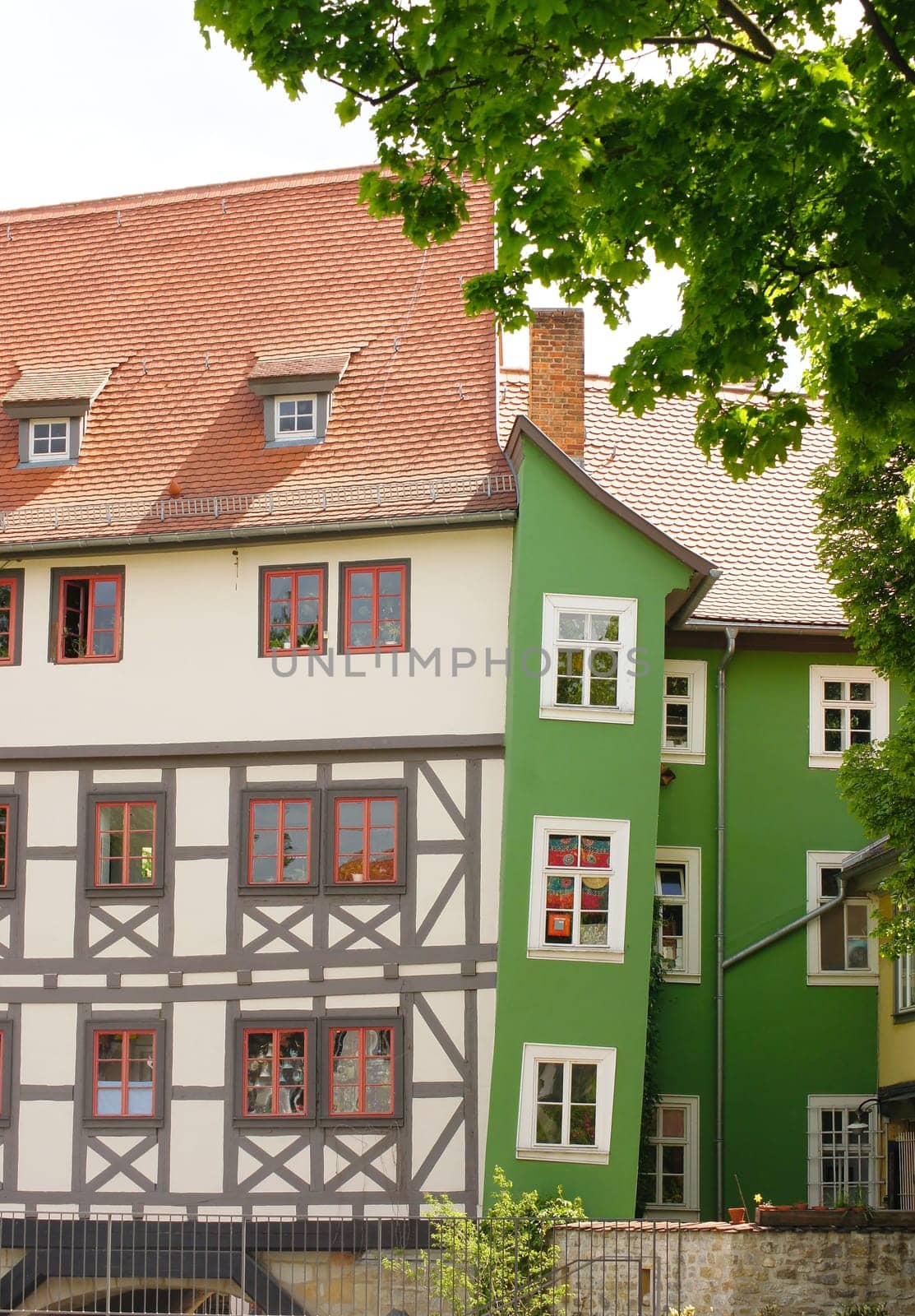 Half-timbered houses in Erfurt