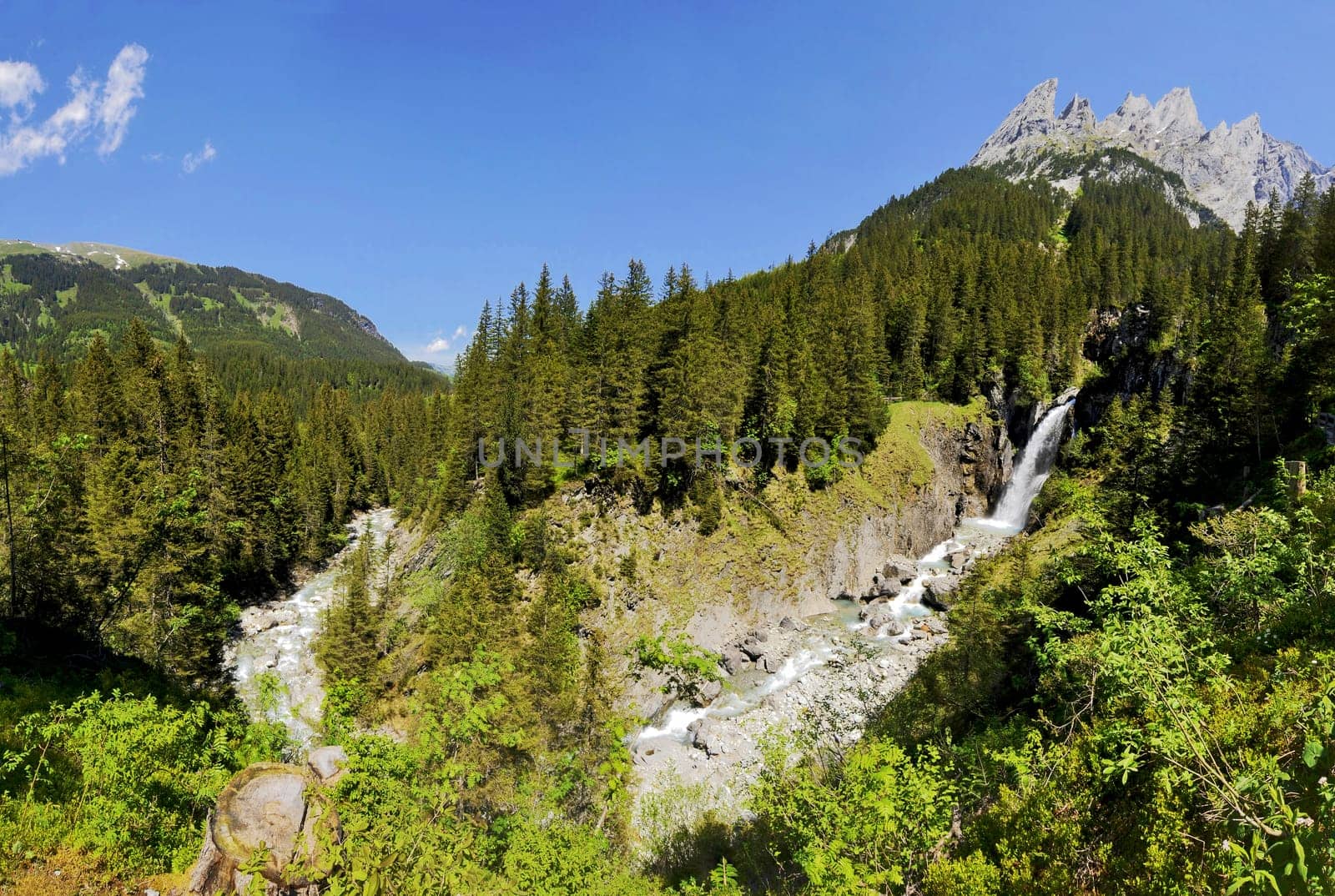 Exit of the Rosenlaui Glacier Gorge