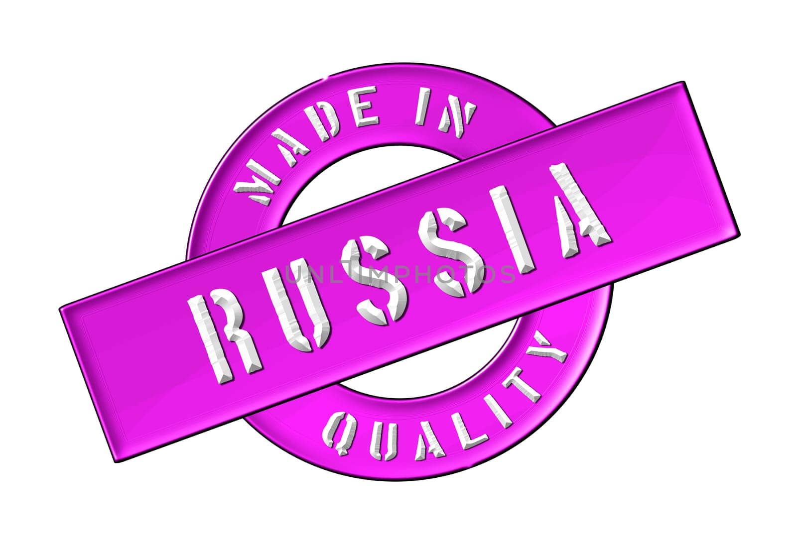 Made in Russia - Quality seal for your website, web, presentation