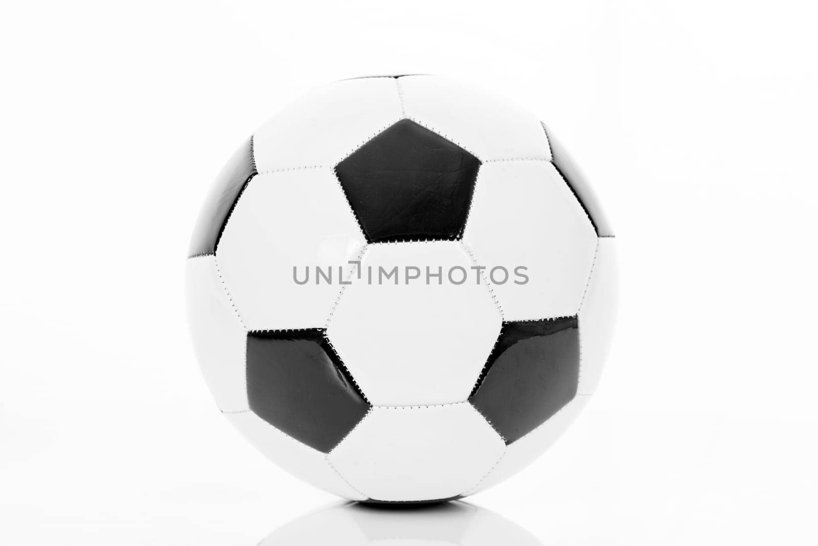 Detailed Soccer ball, football icon, isolated