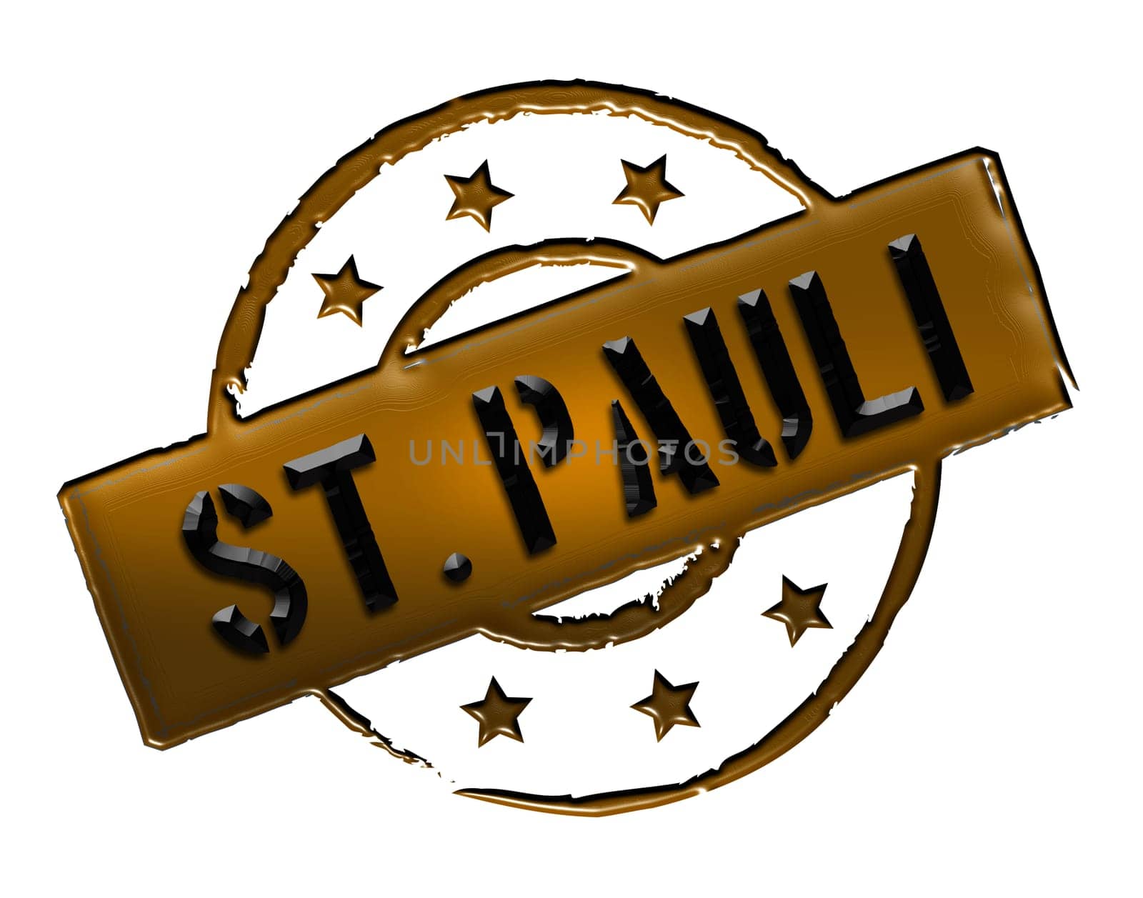 Sign and stamp for your presentation,for websites and many more named St. Pauli