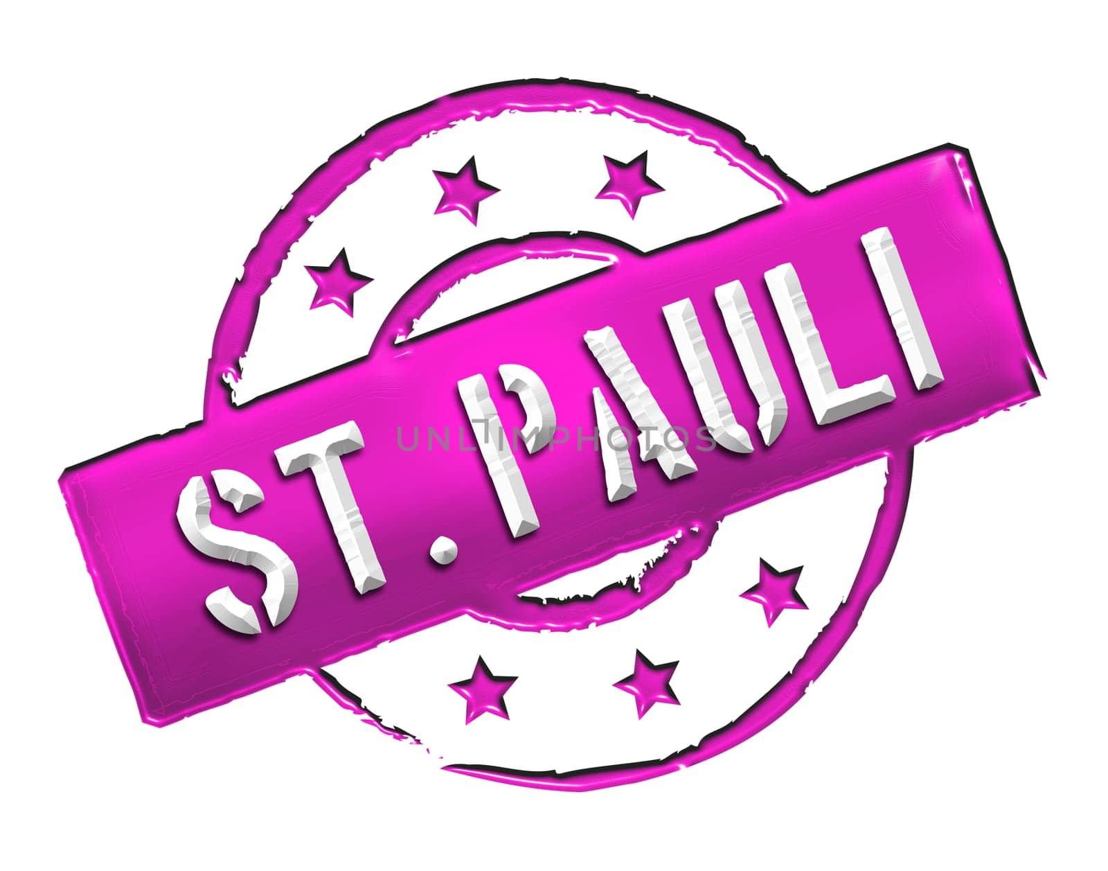 Sign and stamp for your presentation,for websites and many more named St. Pauli