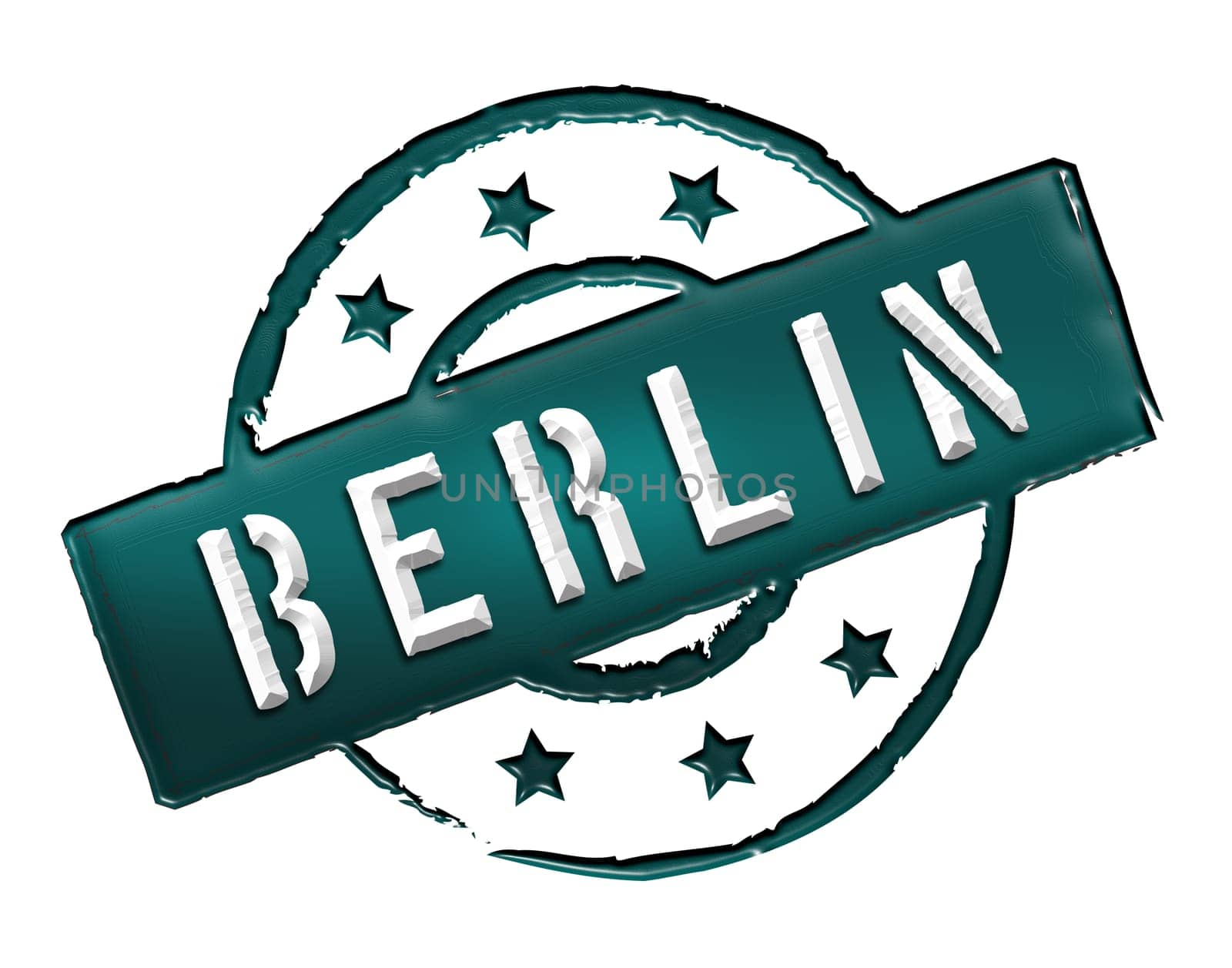 Sign and stamp for your presentation, for websites and many more named BERLIN