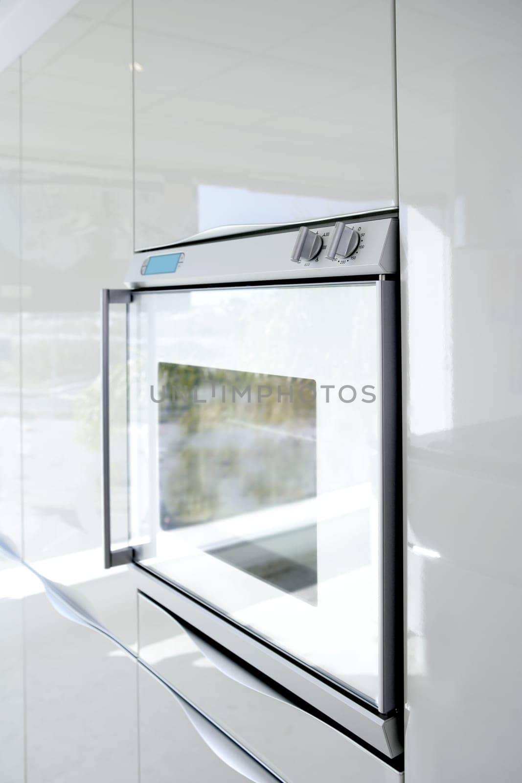 kitchen white oven modern architecture detail house interior deco
