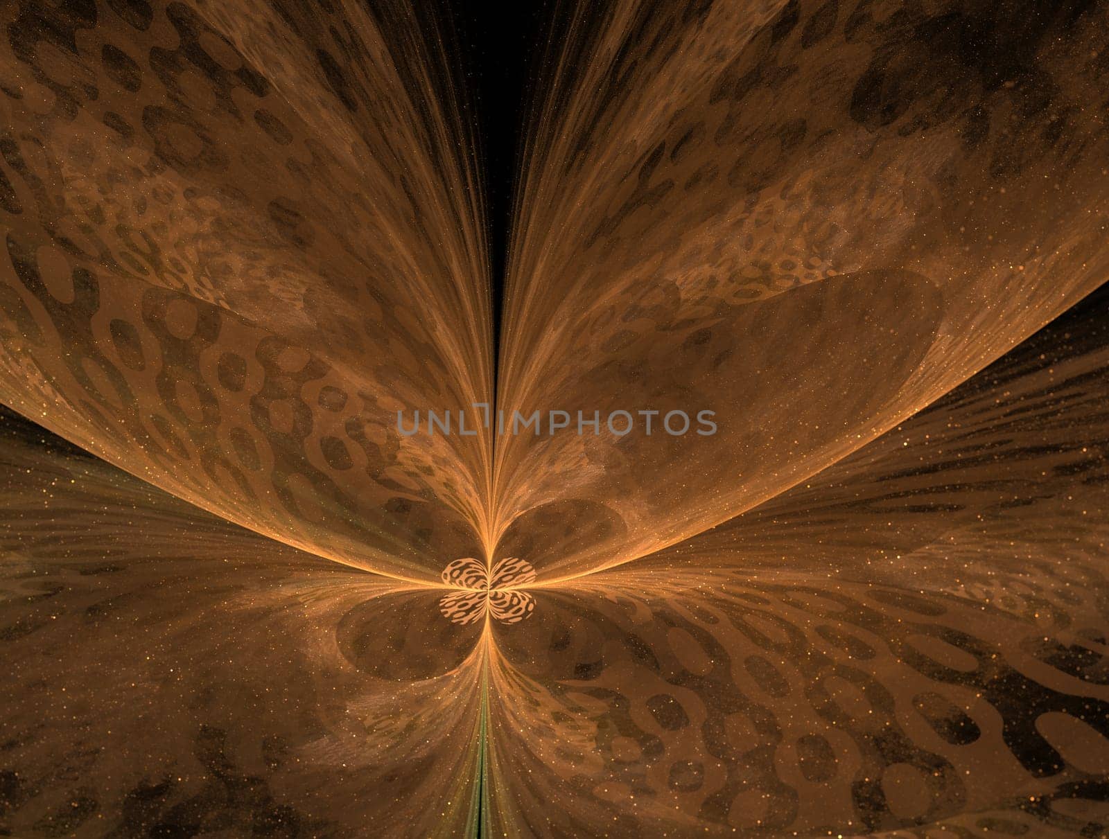 Imaginatory lush fractal texture image abstract background