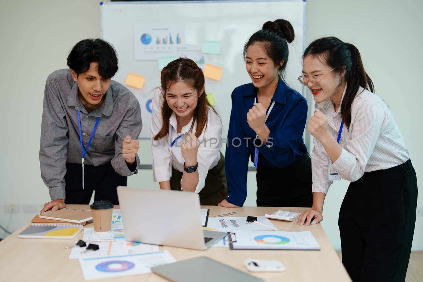 business group people showing unity with their hands together.