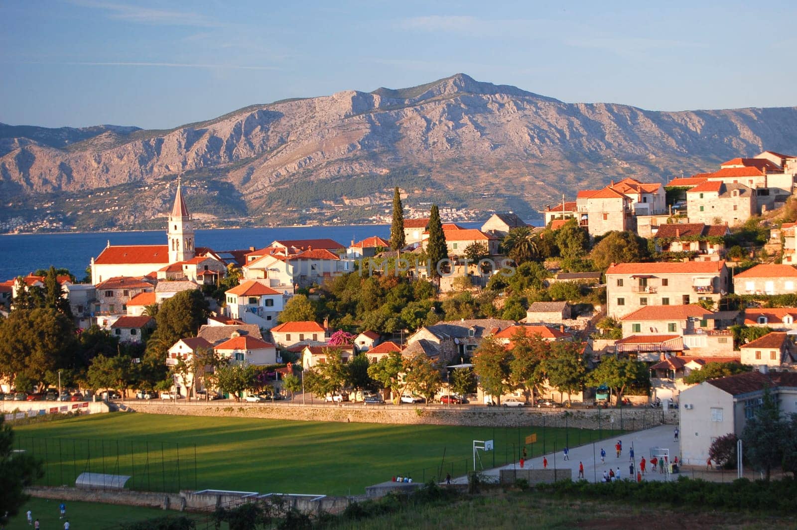 Postira on Brac island, Croatia