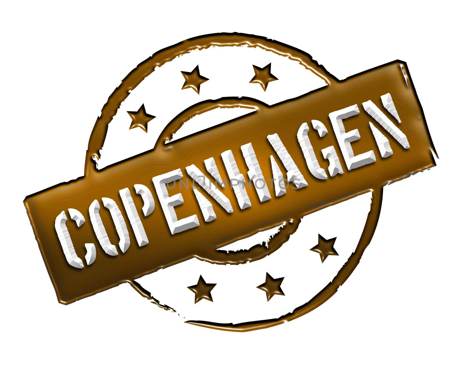 Sign and stamp for your presentation, for websites and many more named Copenhagen