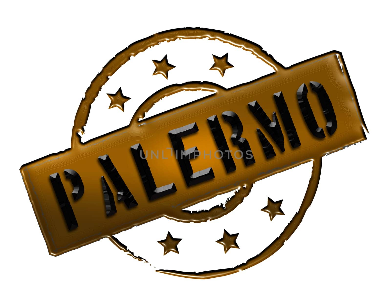 Sign and stamp for your presentation, for websites and many more named Palermo