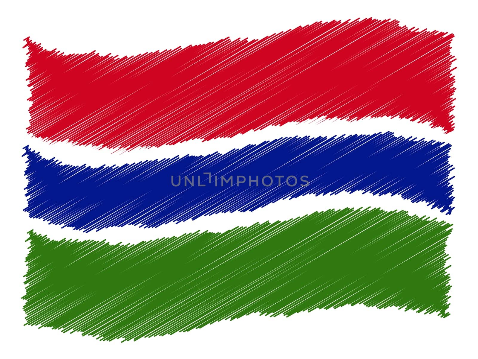 Gambia - The beloved country as a symbolic representation as heart - Das geliebte Land als symbolische Darstellung als Herz
