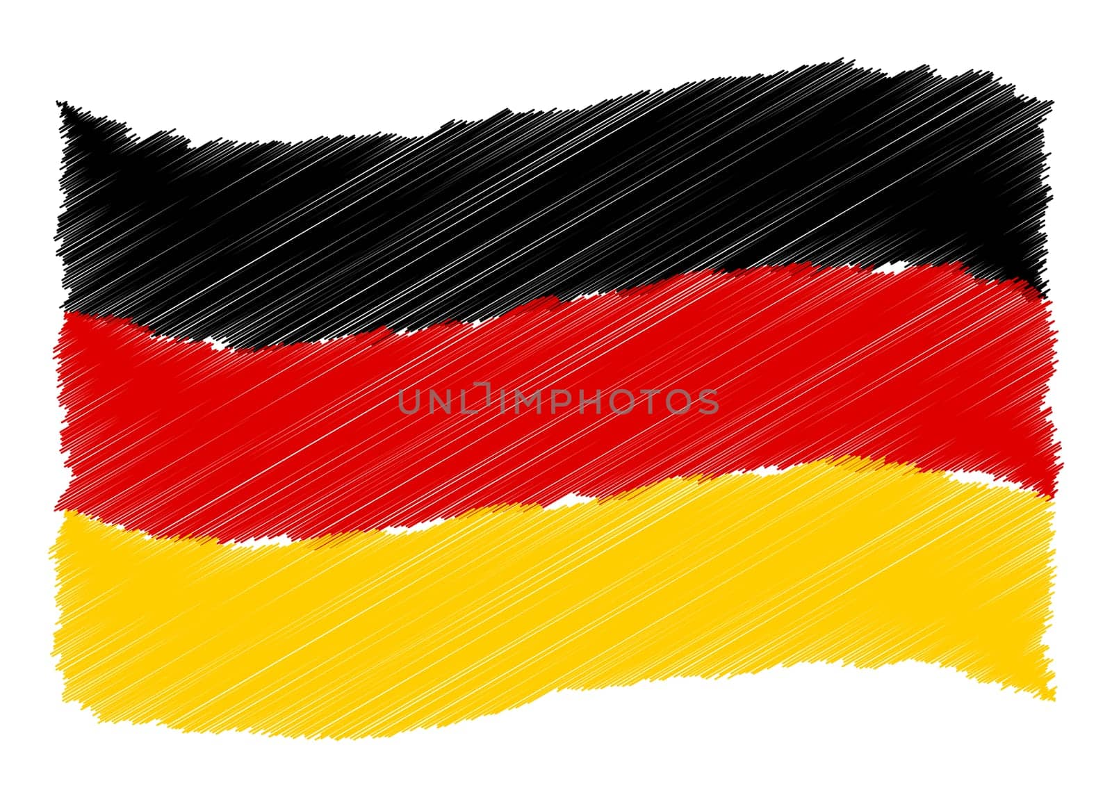Germany - The beloved country as a symbolic representation as heart - Das geliebte Land als symbolische Darstellung als Herz
