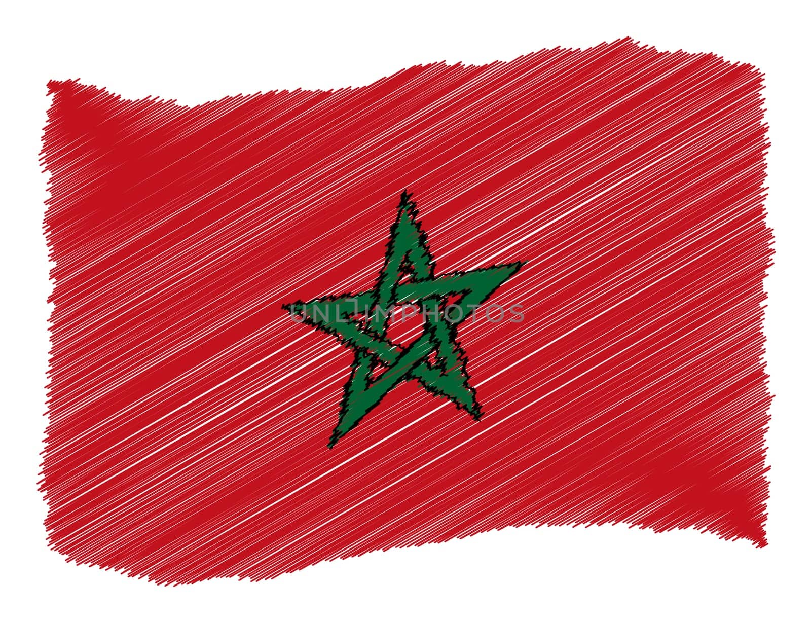Morocco - The beloved country as a symbolic representation as heart - Das geliebte Land als symbolische Darstellung als Herz