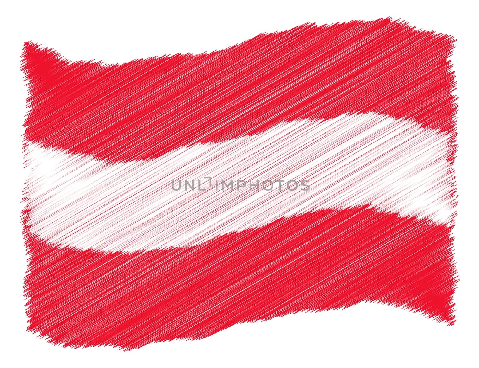 Austria - The beloved country as a symbolic representation as heart - Das geliebte Land als symbolische Darstellung als Herz
