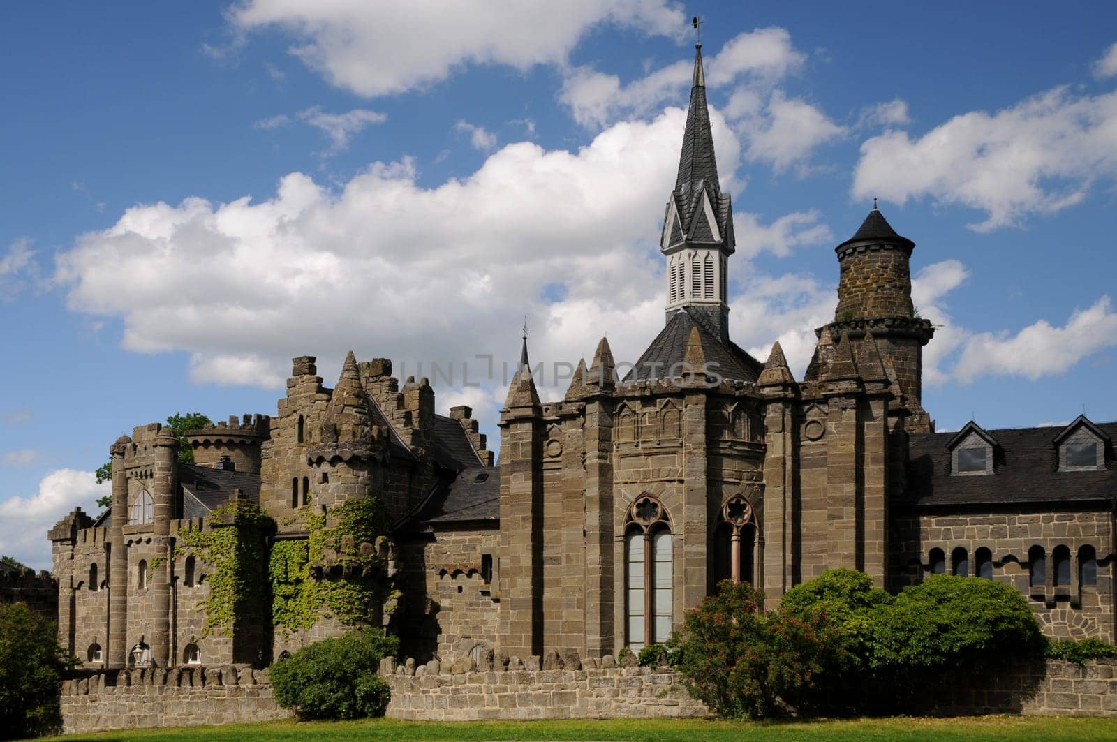The Löwenburg on the outskirts of Kassel was built as a castle ruin.