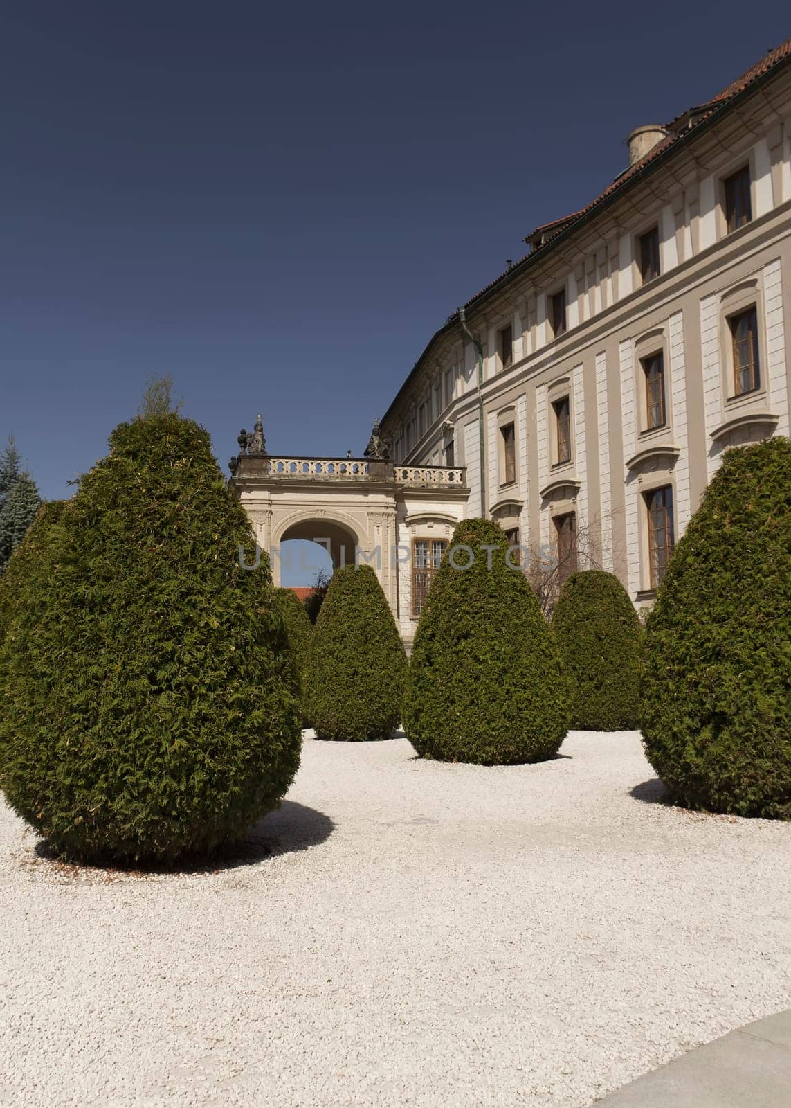 Prague Castle Gardens. Garden named "Na Baste"". (Czech Republic)"