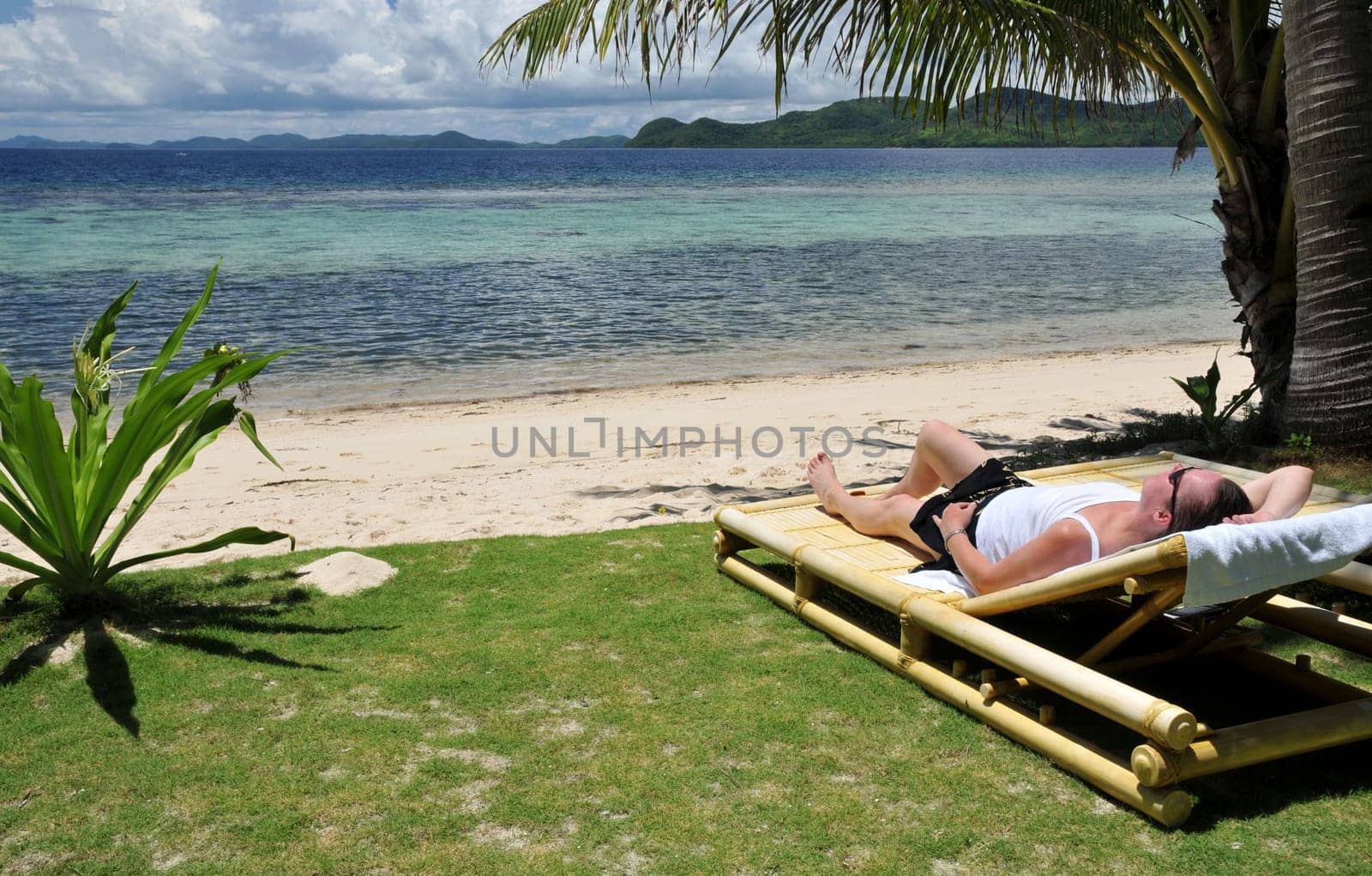 Relax by the sea