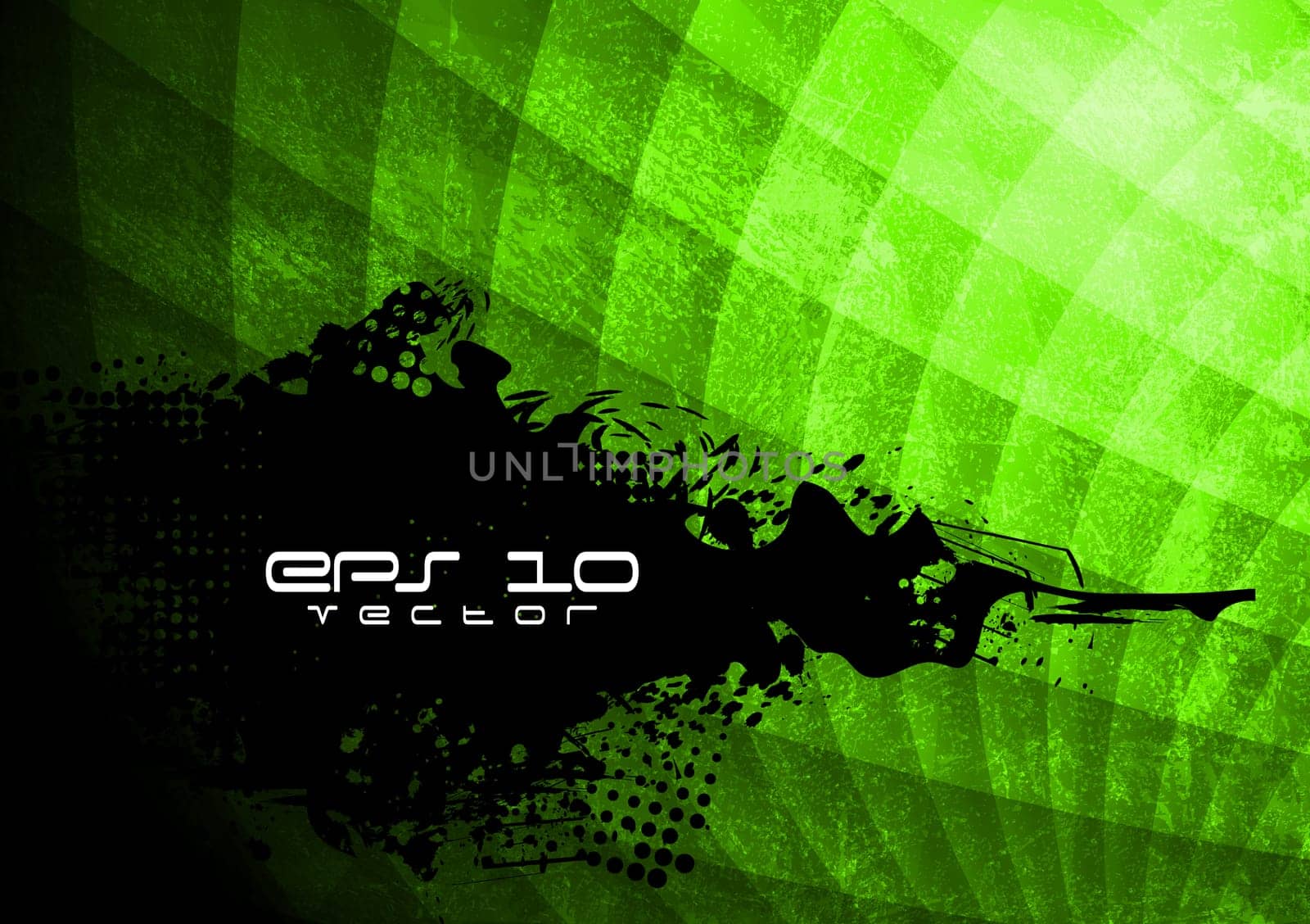 Grunge design with black blot. Eps 10 vector