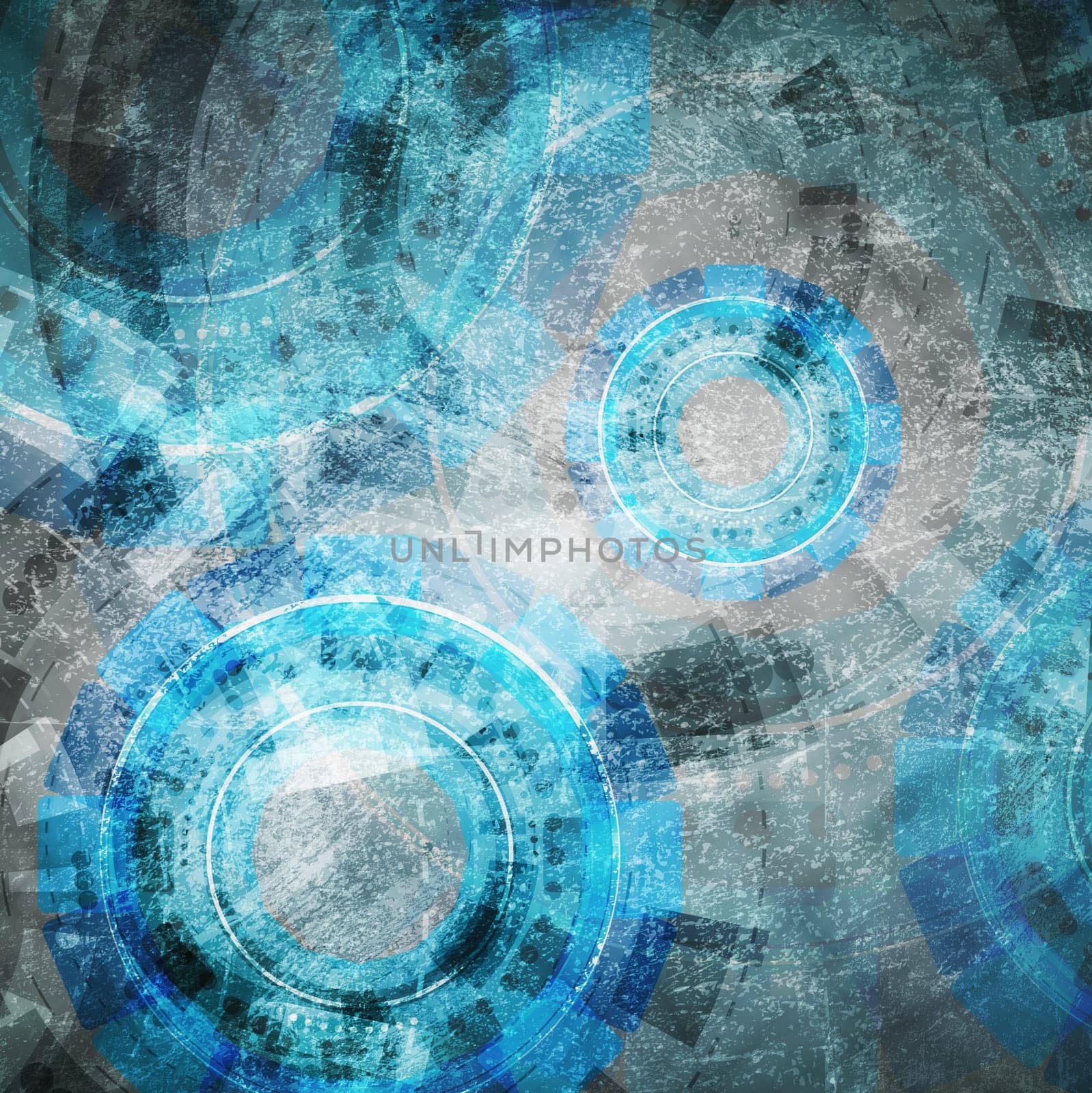 Grunge hi-tech design. Vector eps 10