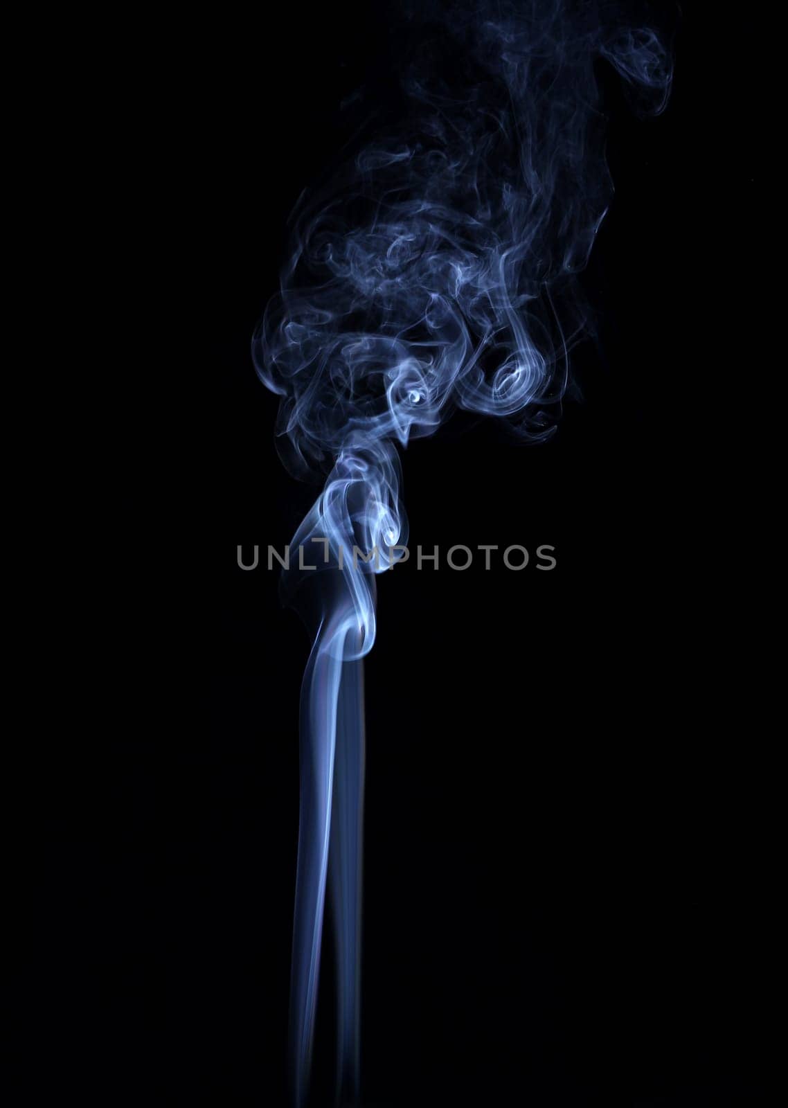 Abstract colorful background made with real smoke