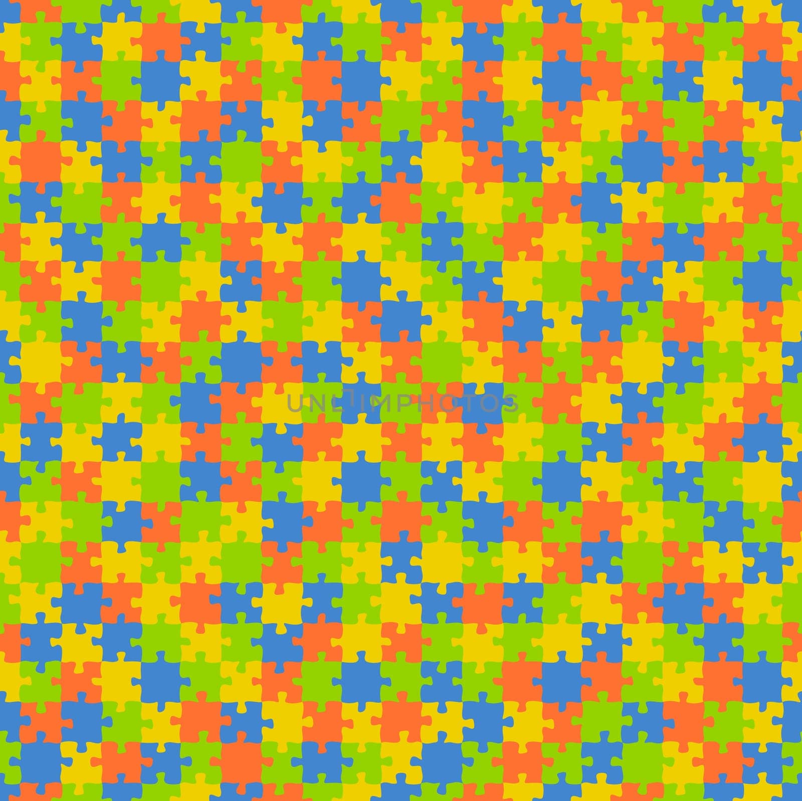 Puzzle Pattern Background COLORFUL - Endless