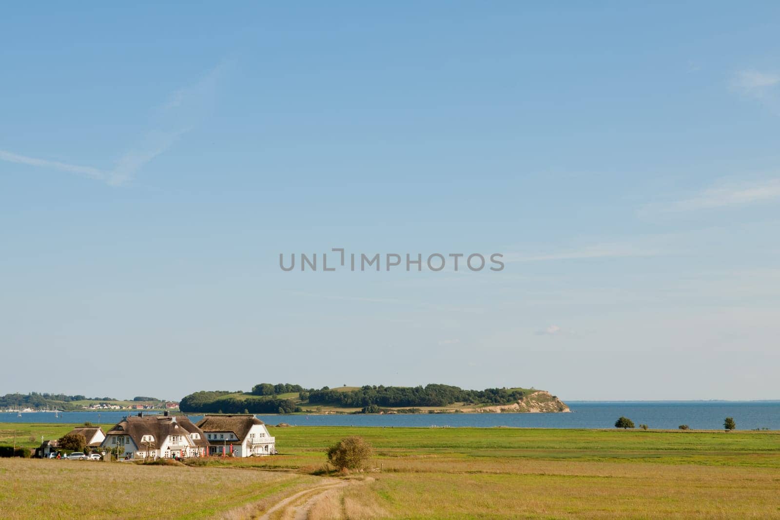 Small settlement on the shore near Zicker