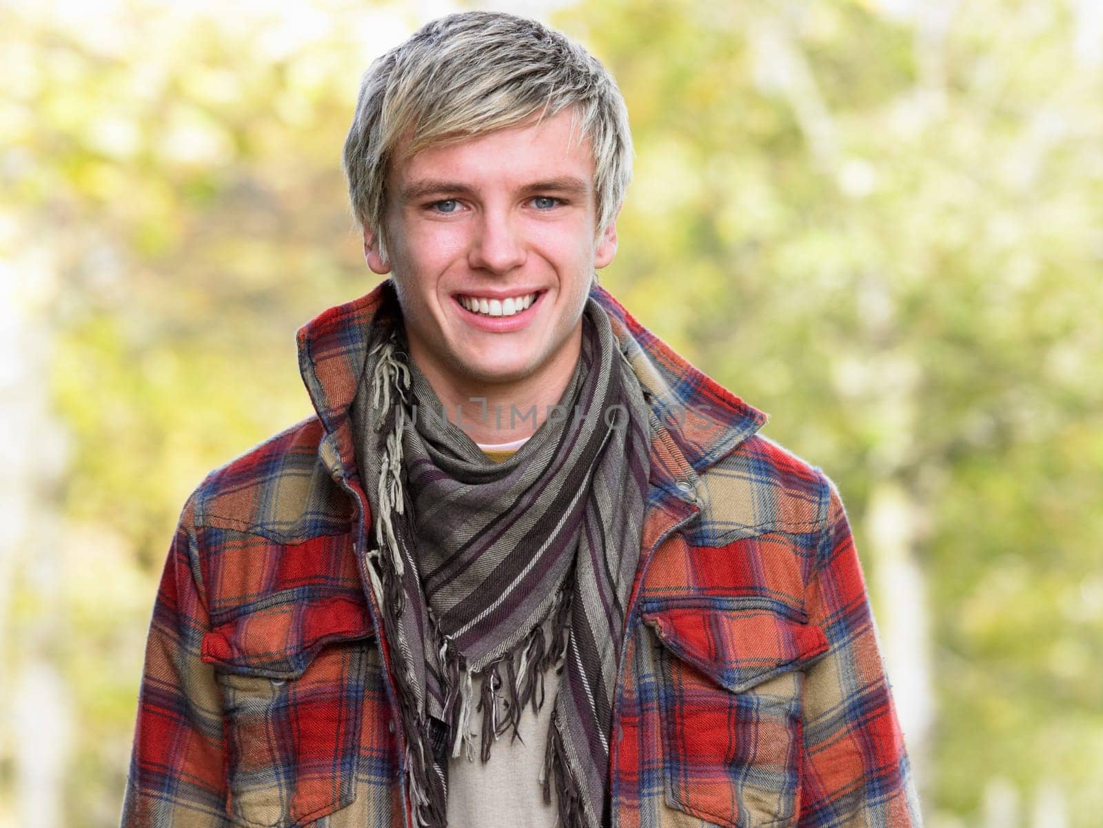 Portrait of young man