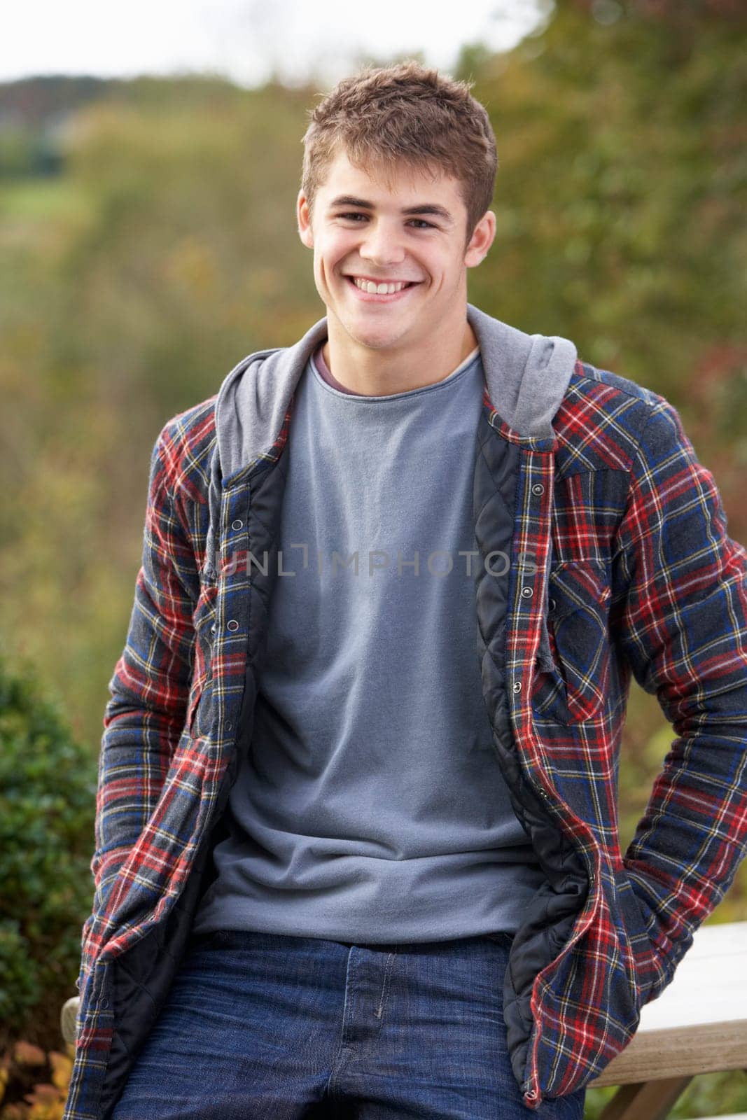 Portrait of young man