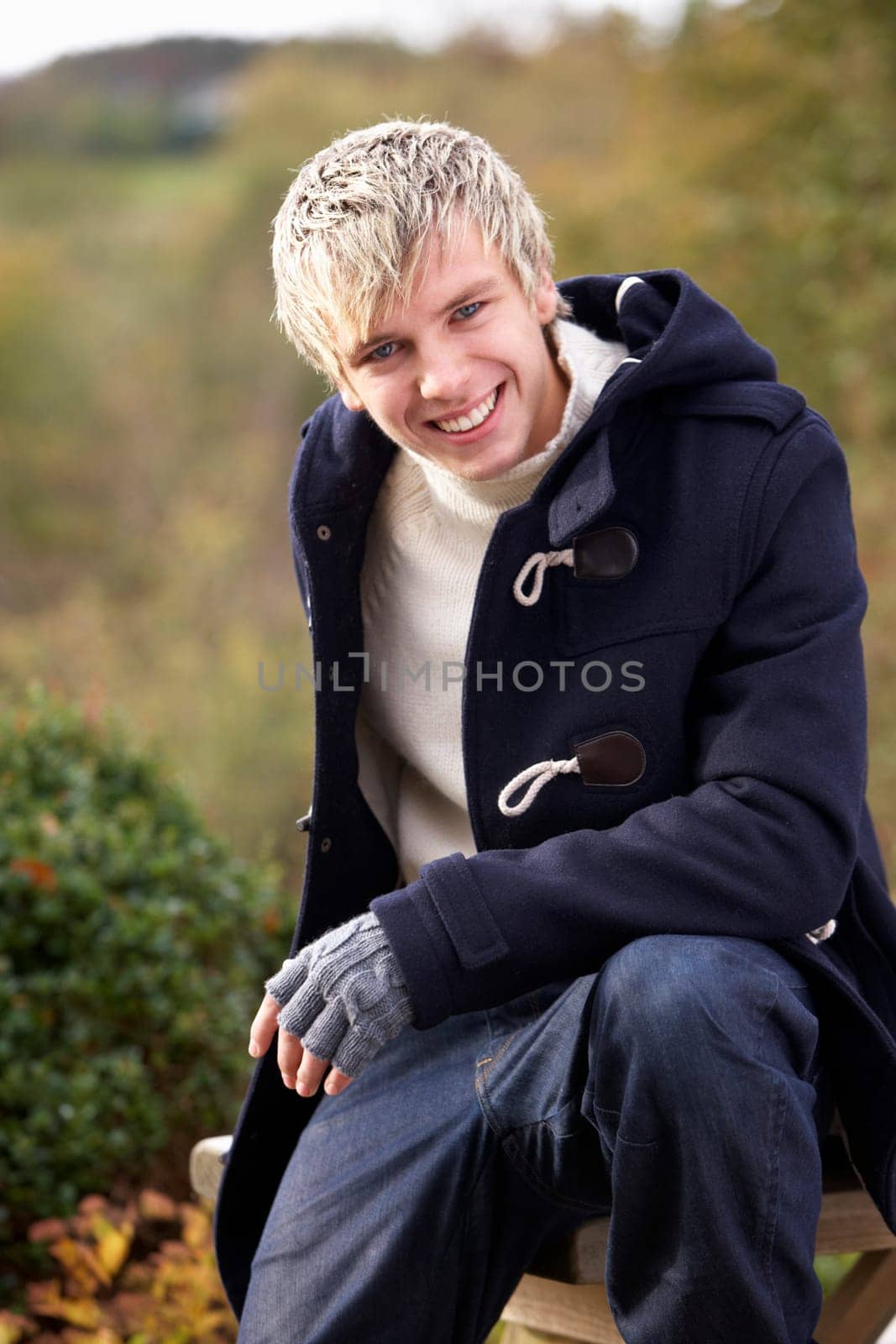 Portrait of young man