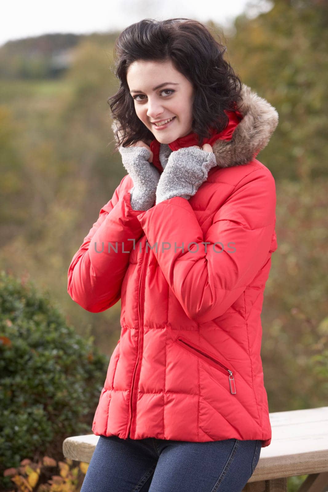 Portrait of young woman