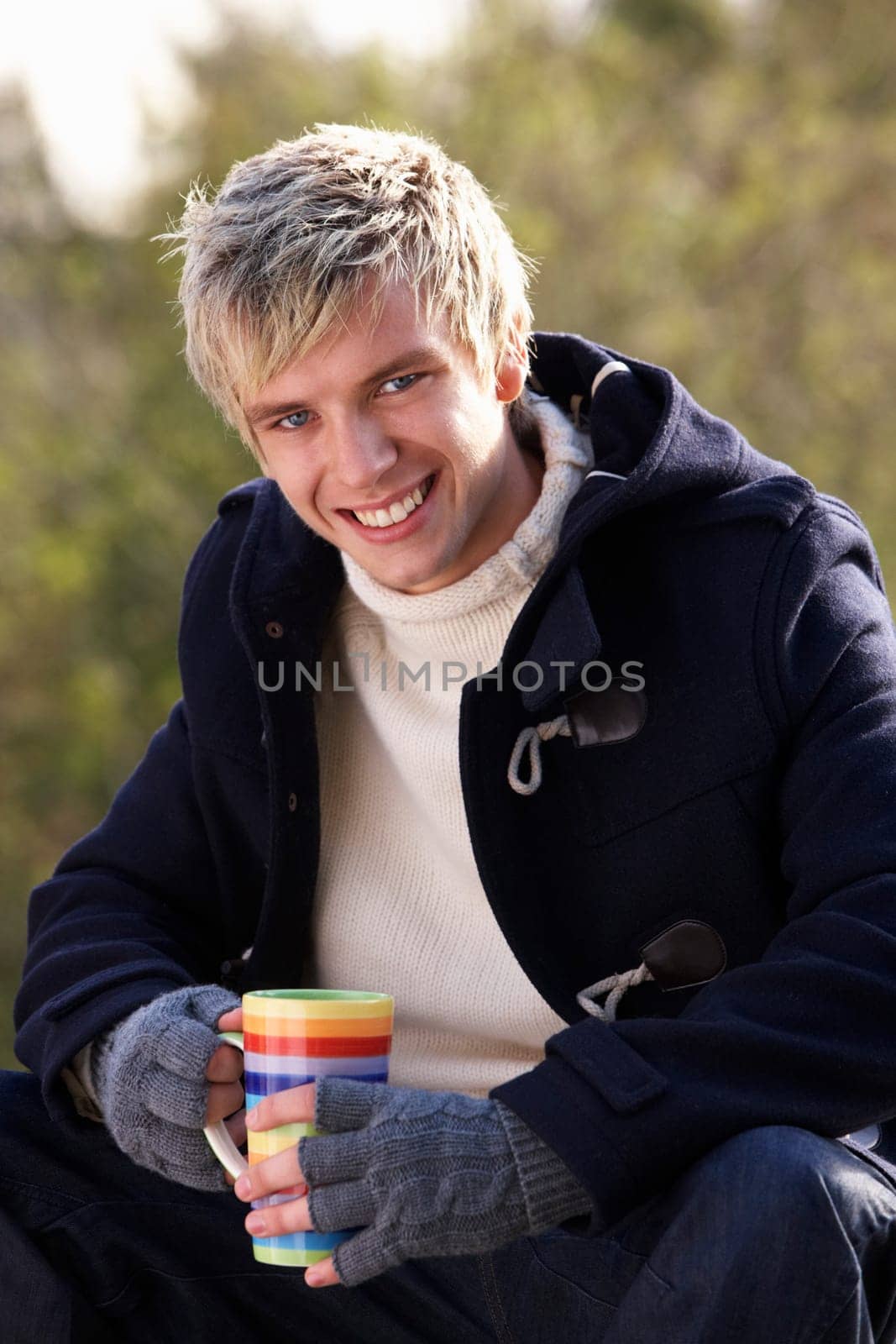 Portrait of young man