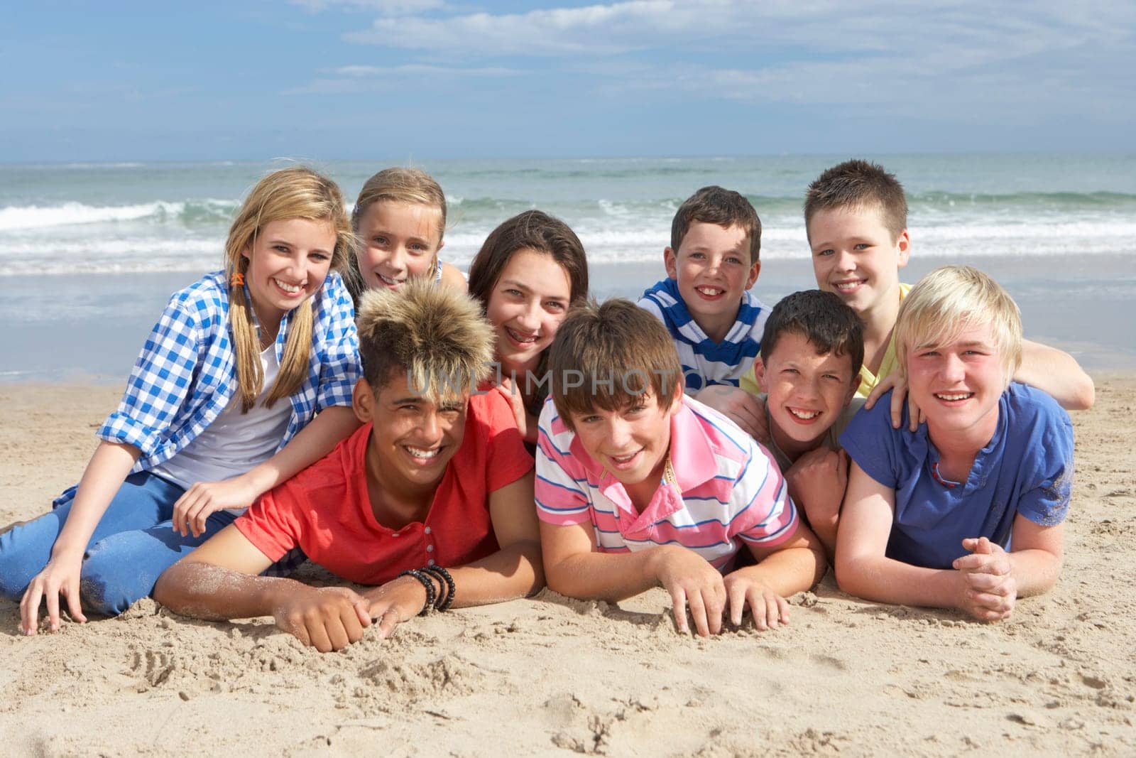 Teenagers together