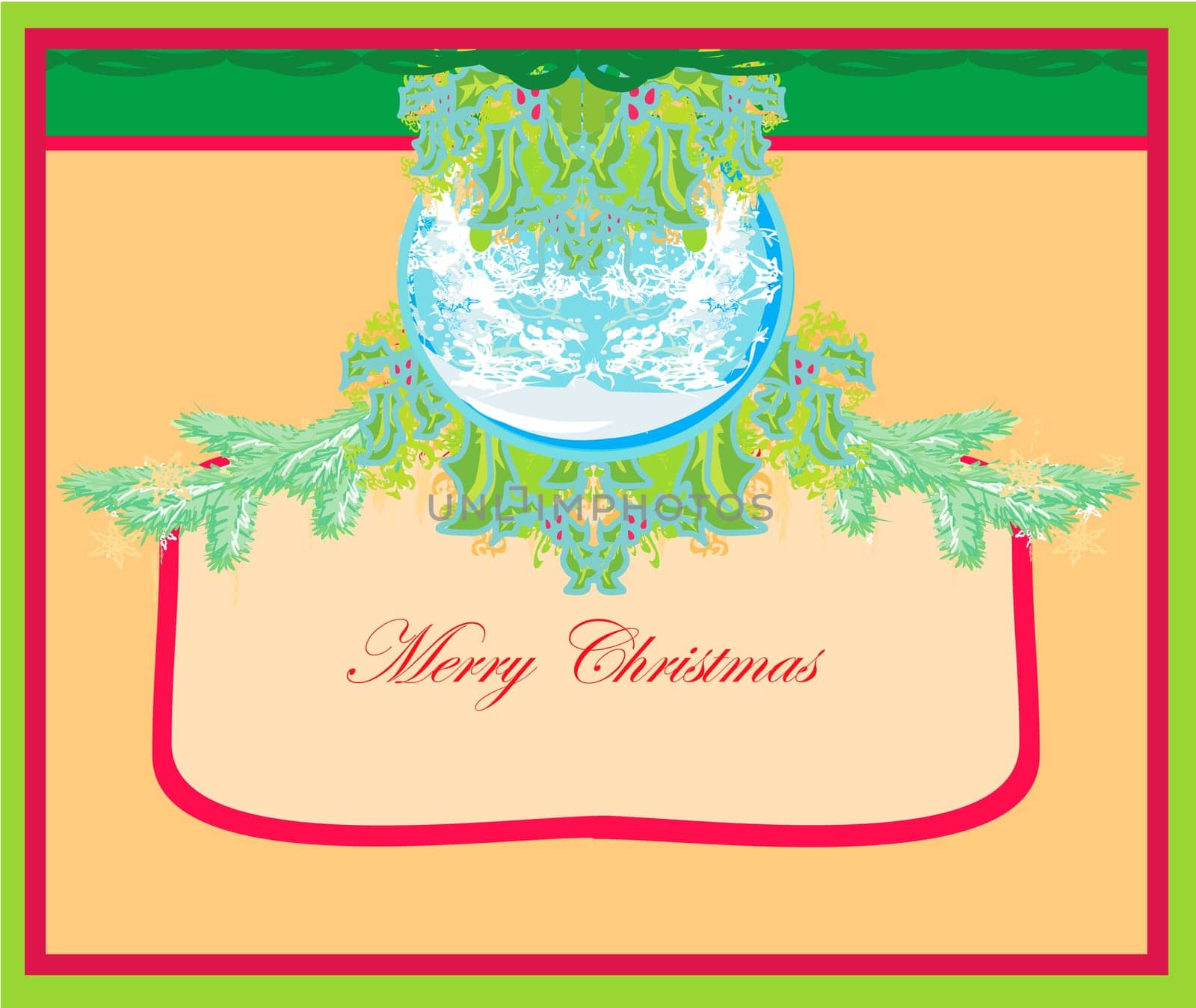 Christmas Framework style card