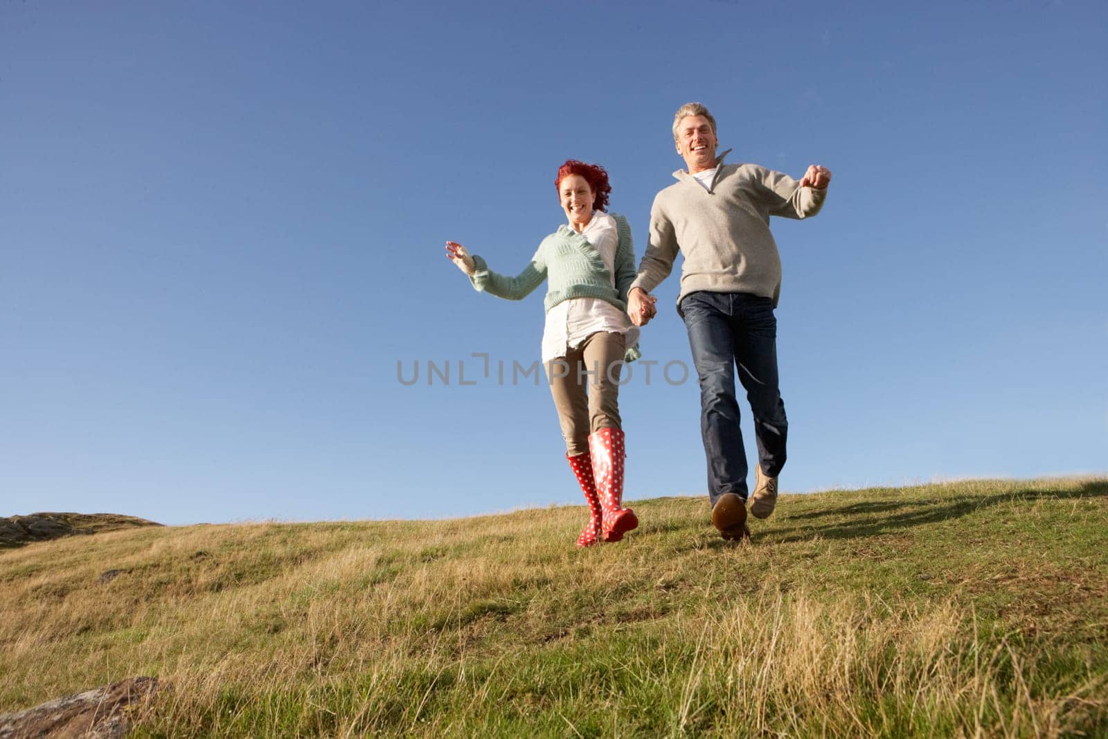 Couple in countryside