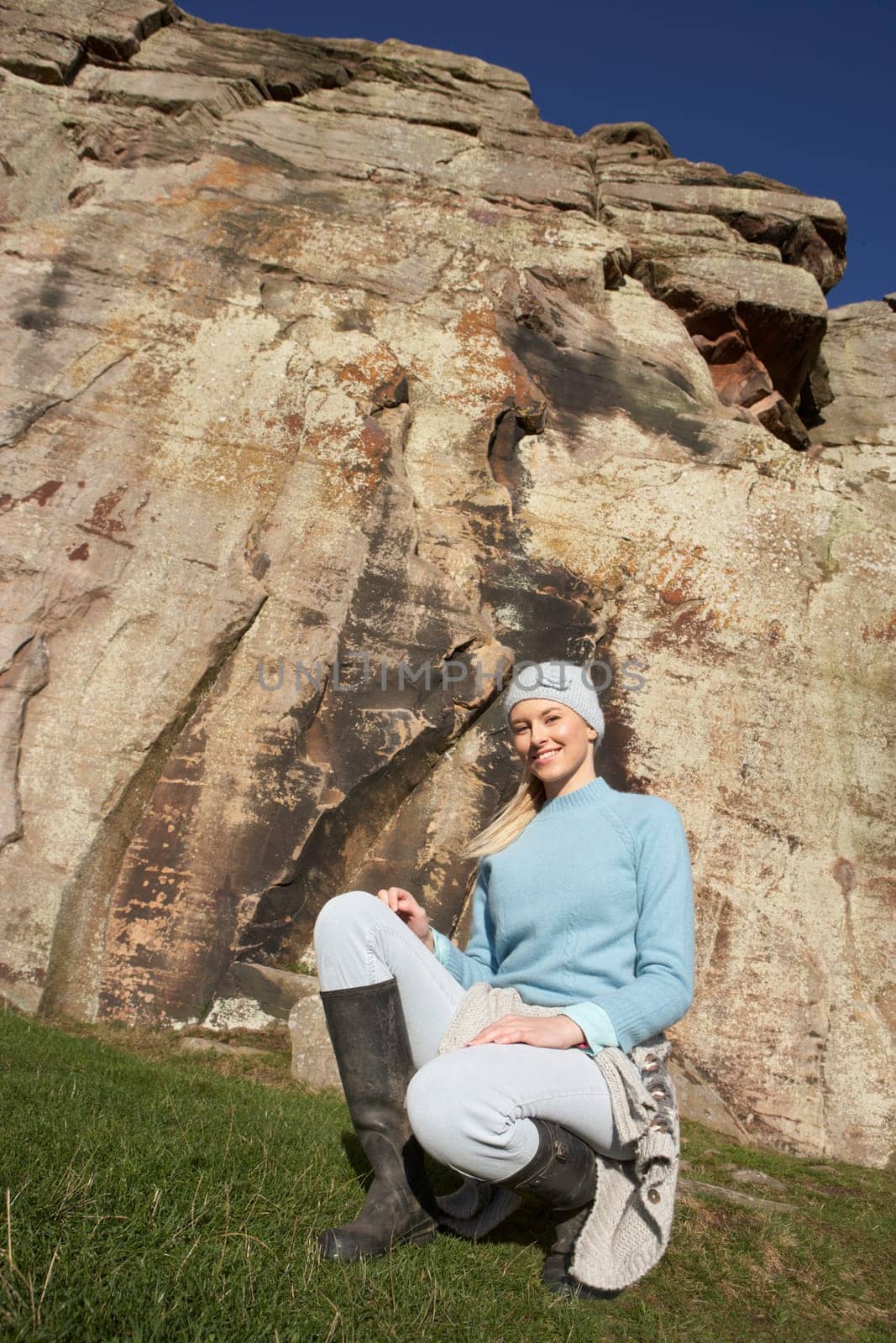 Young woman in countryside