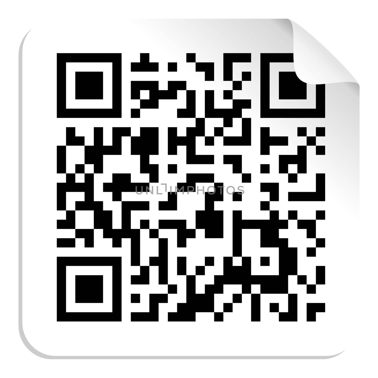 Technology QR code label concept. Vector file available.