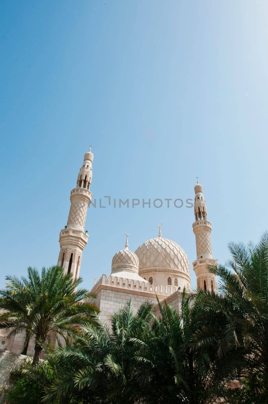 A traditional Arabian style mosque located in Jumeira, Dubai, UAE