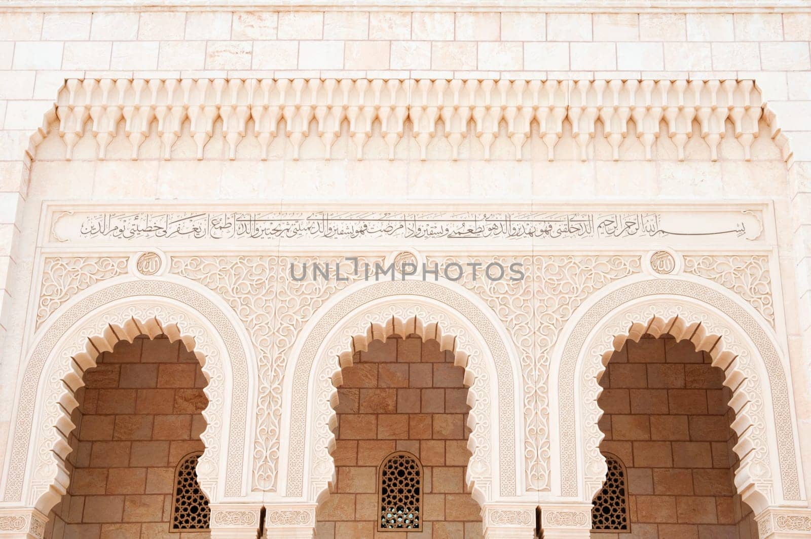 A traditional Arabian style mosque located in Jumeira, Dubai, UAE