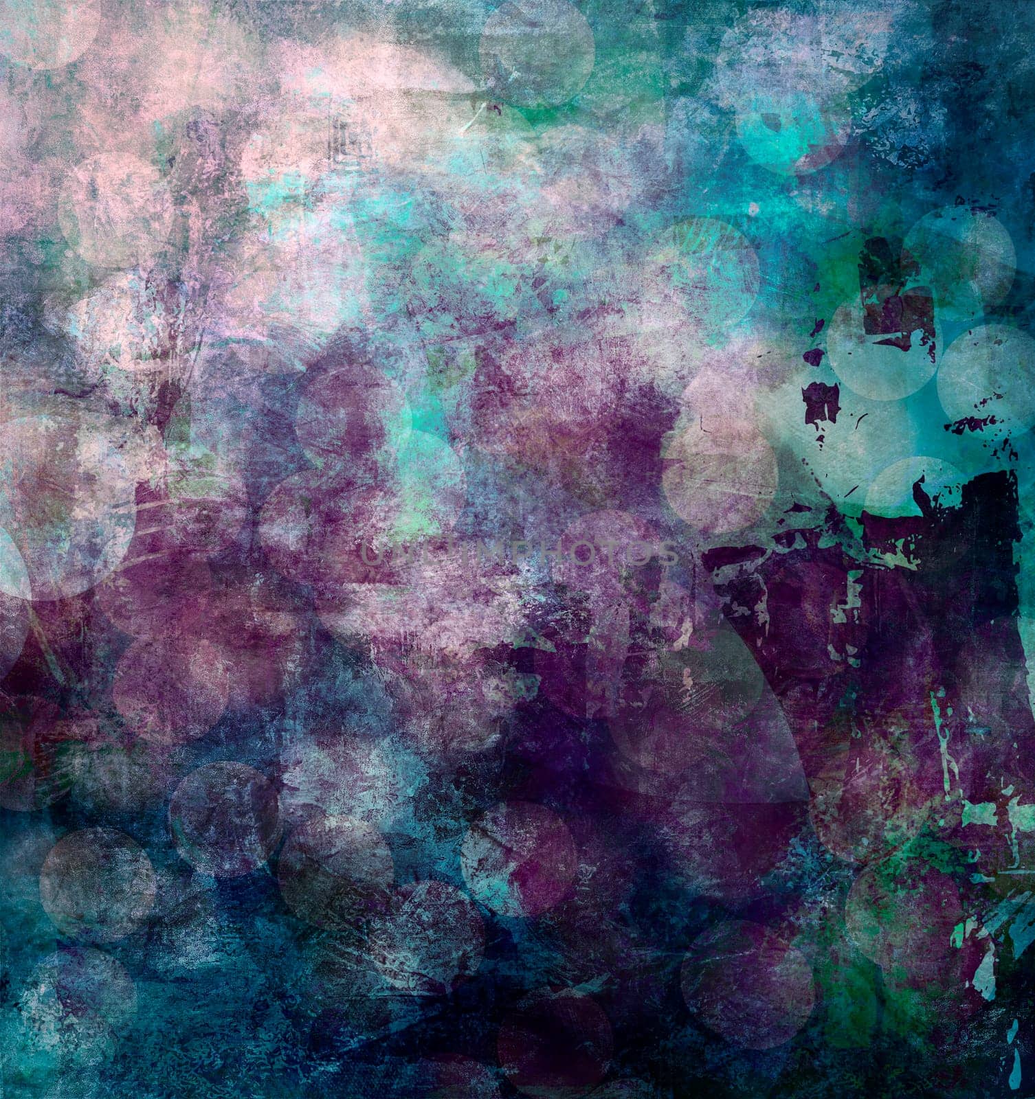 Mixed Media Collage - Abstract Background
