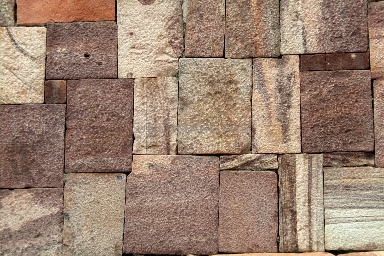 Tile pattern of neatly dressed stone slabs