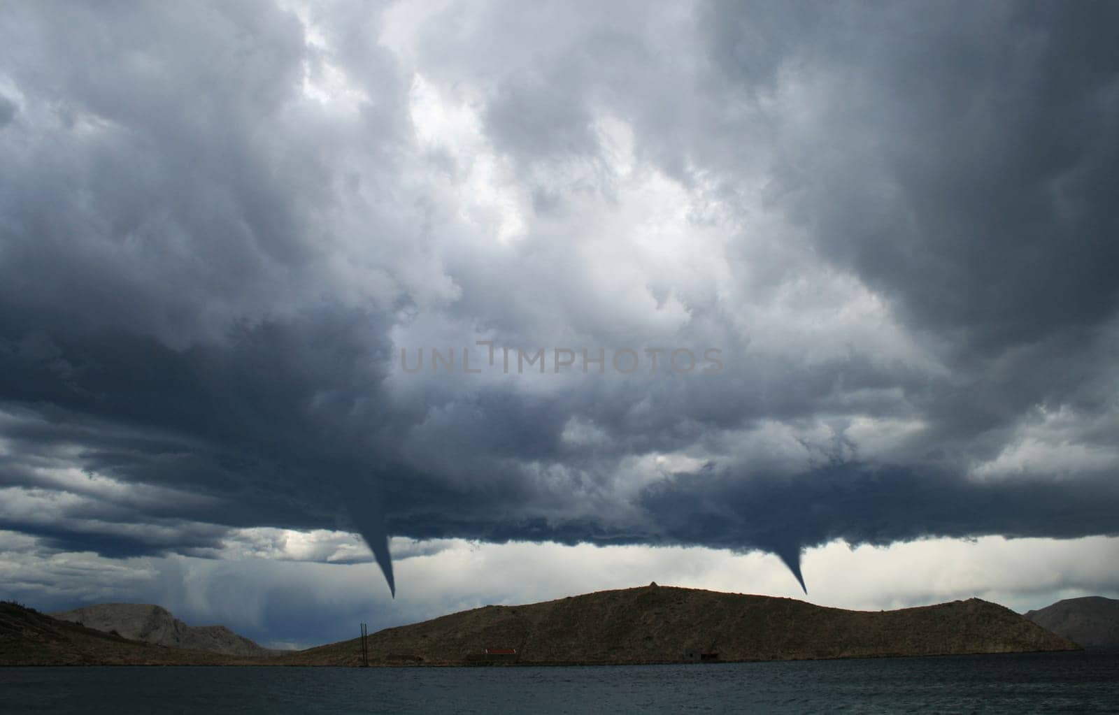 Tornado by the sea