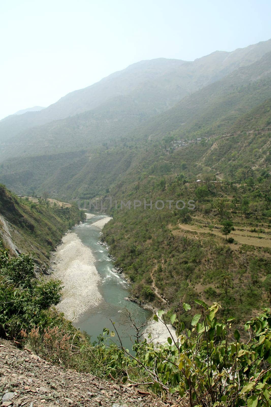Watercourse in Yamuna Valley, Uttarakhand, India, Asia