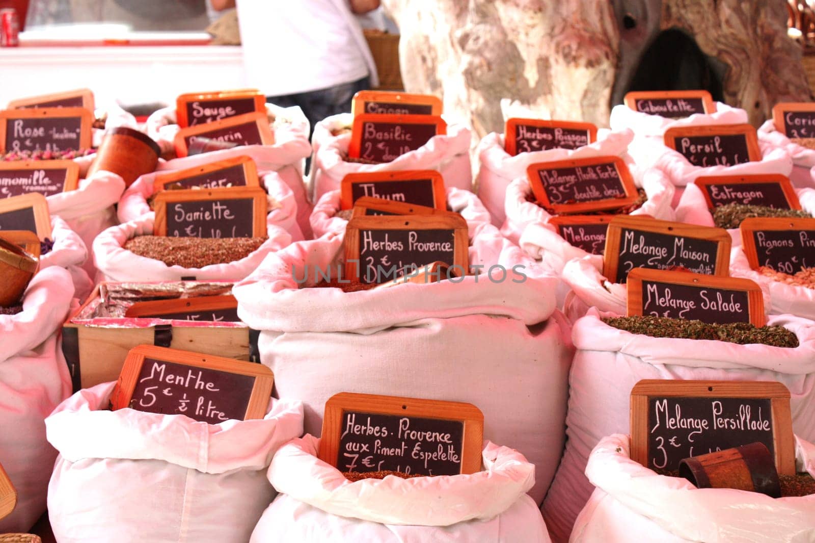 Weekly market in St. Tropez
