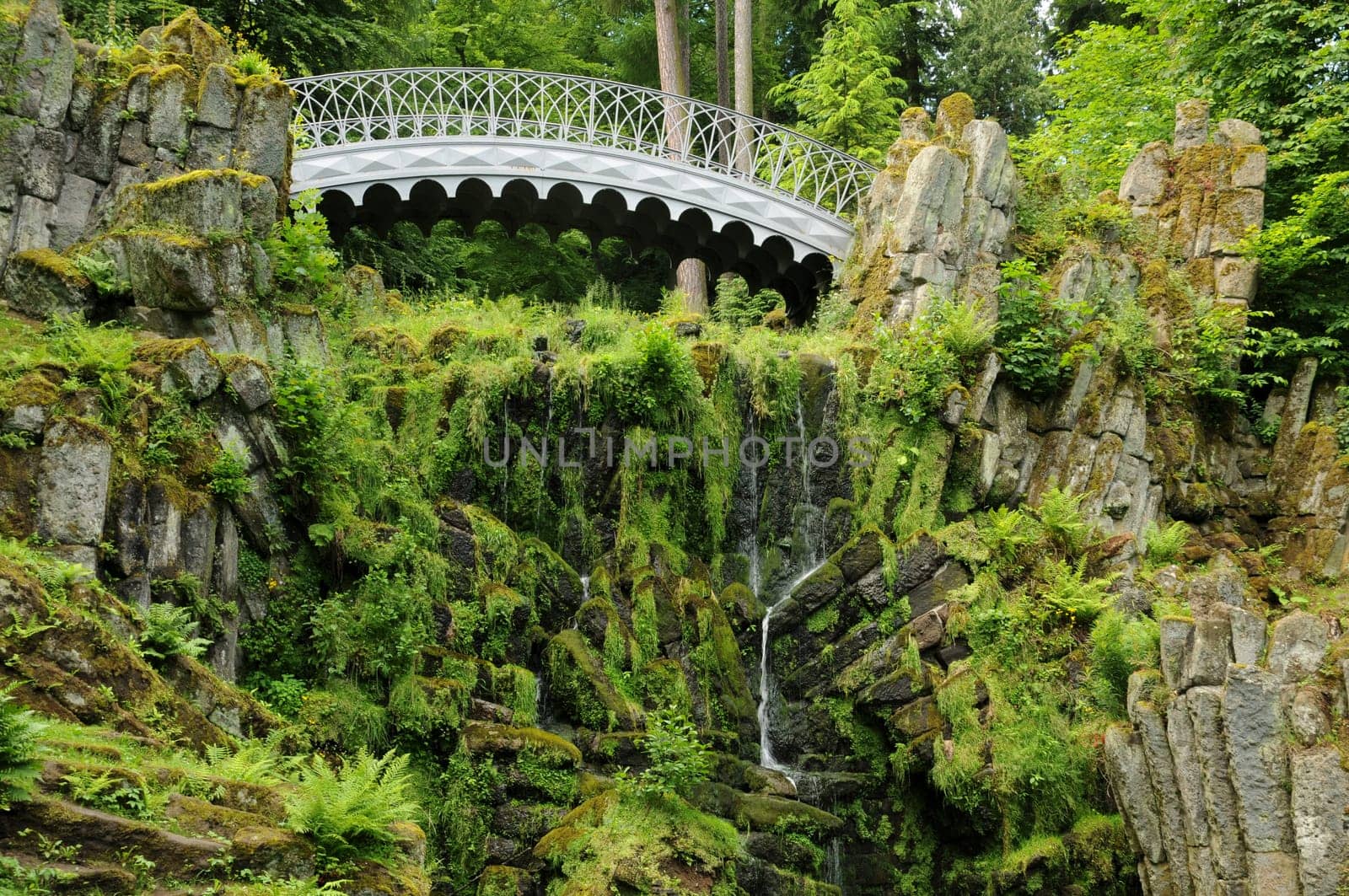 The Devil's Bridge in the Bergpark Kassel Wilhelmshöhe