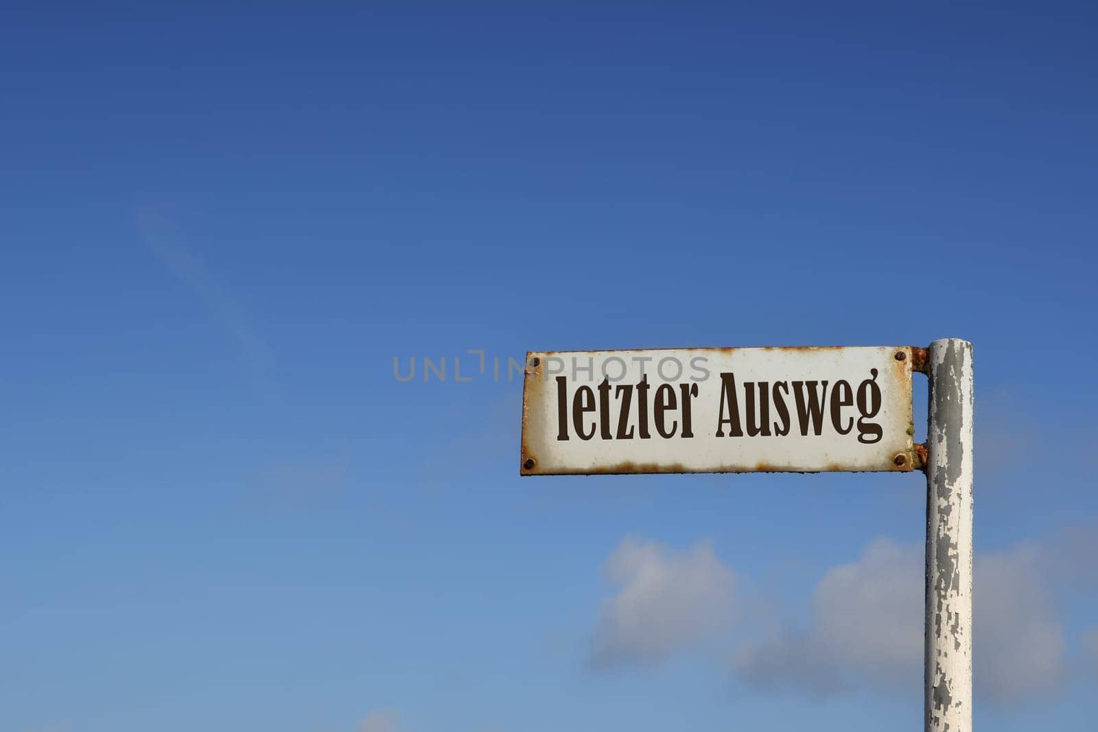 letzter Ausweg
