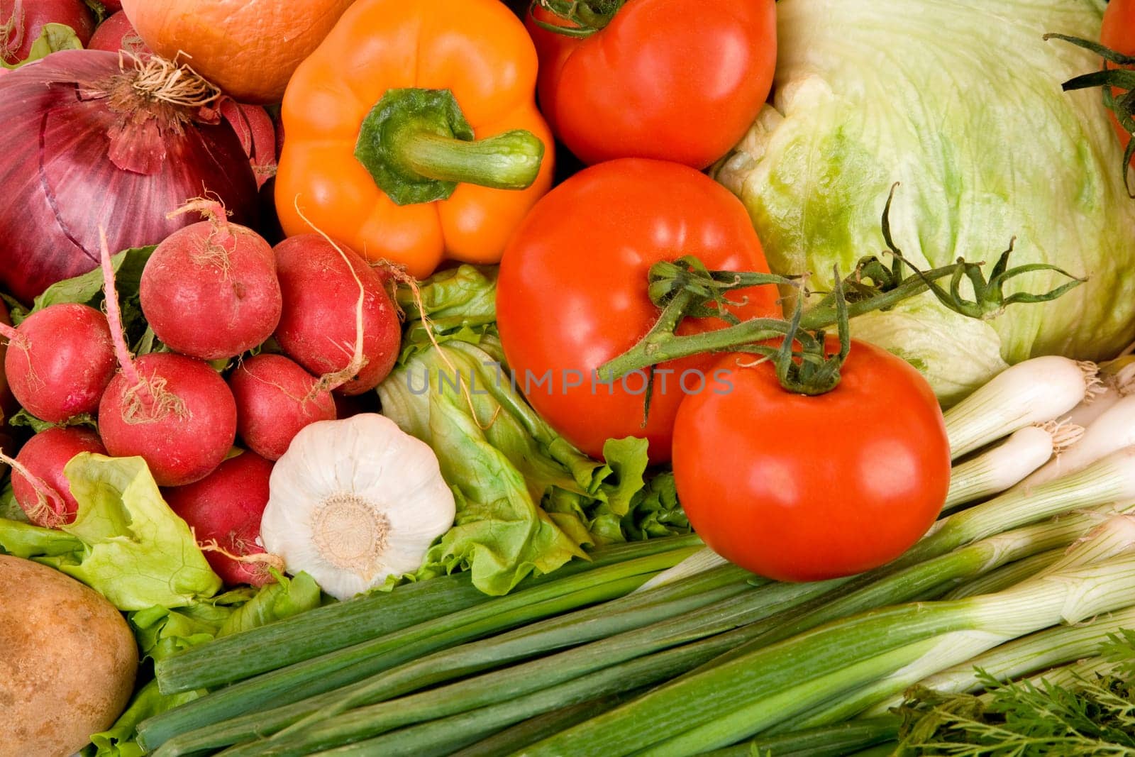 This is a close-up of colorful vegetables.