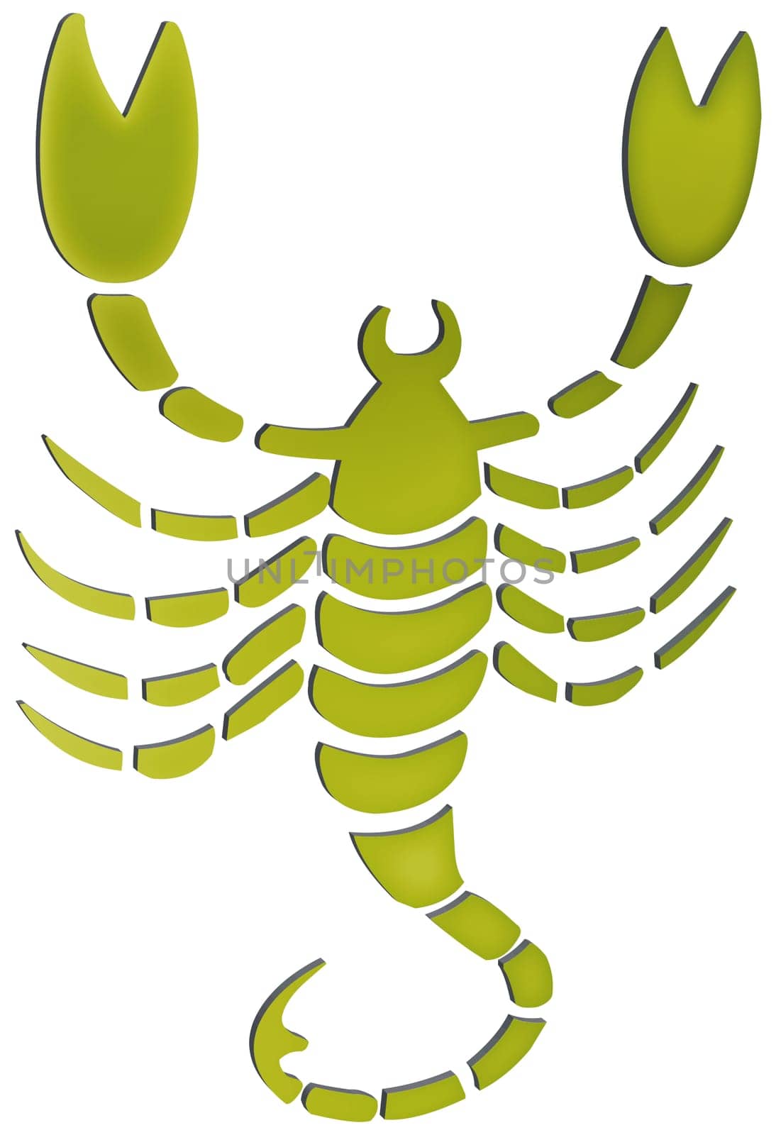 Dimensional representation of the signs of zodiac - Plastische Darstellung des Tierkreiszeichens